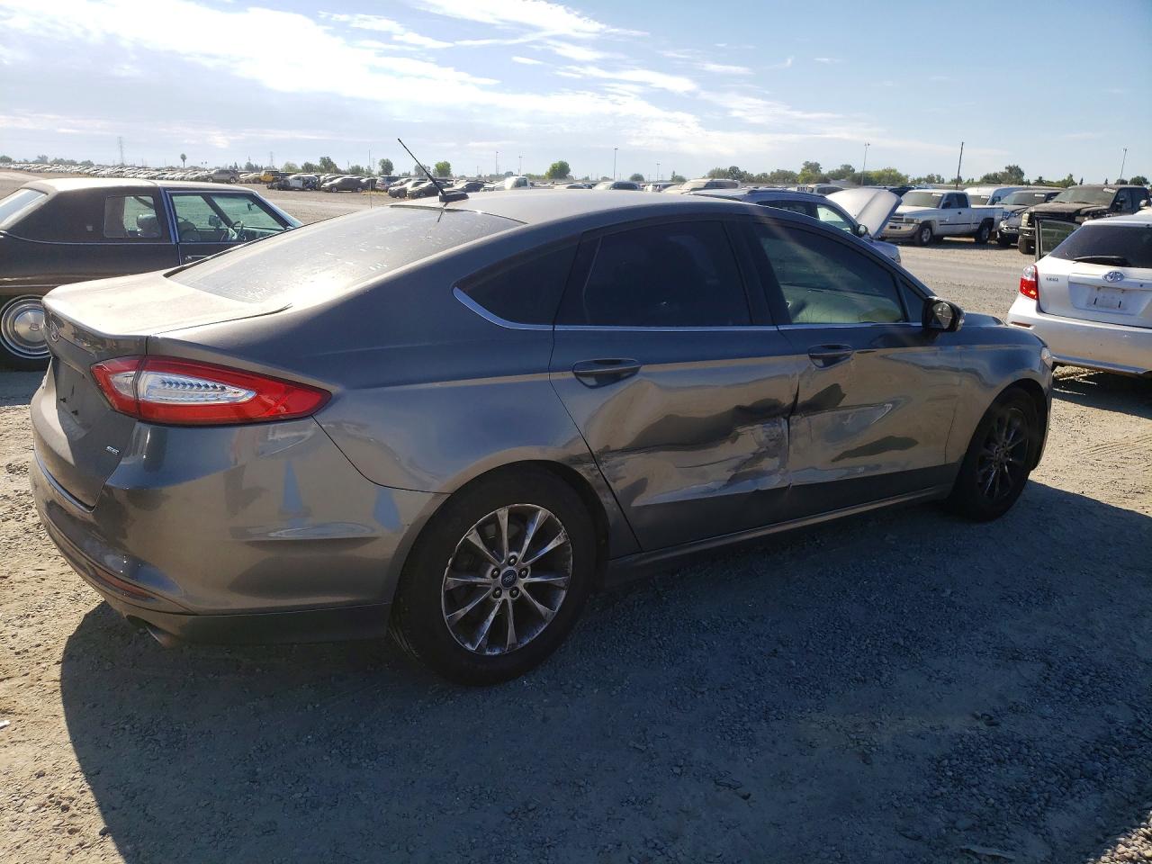 2014 Ford Fusion Se Серый vin: 3FA6P0H79ER256836