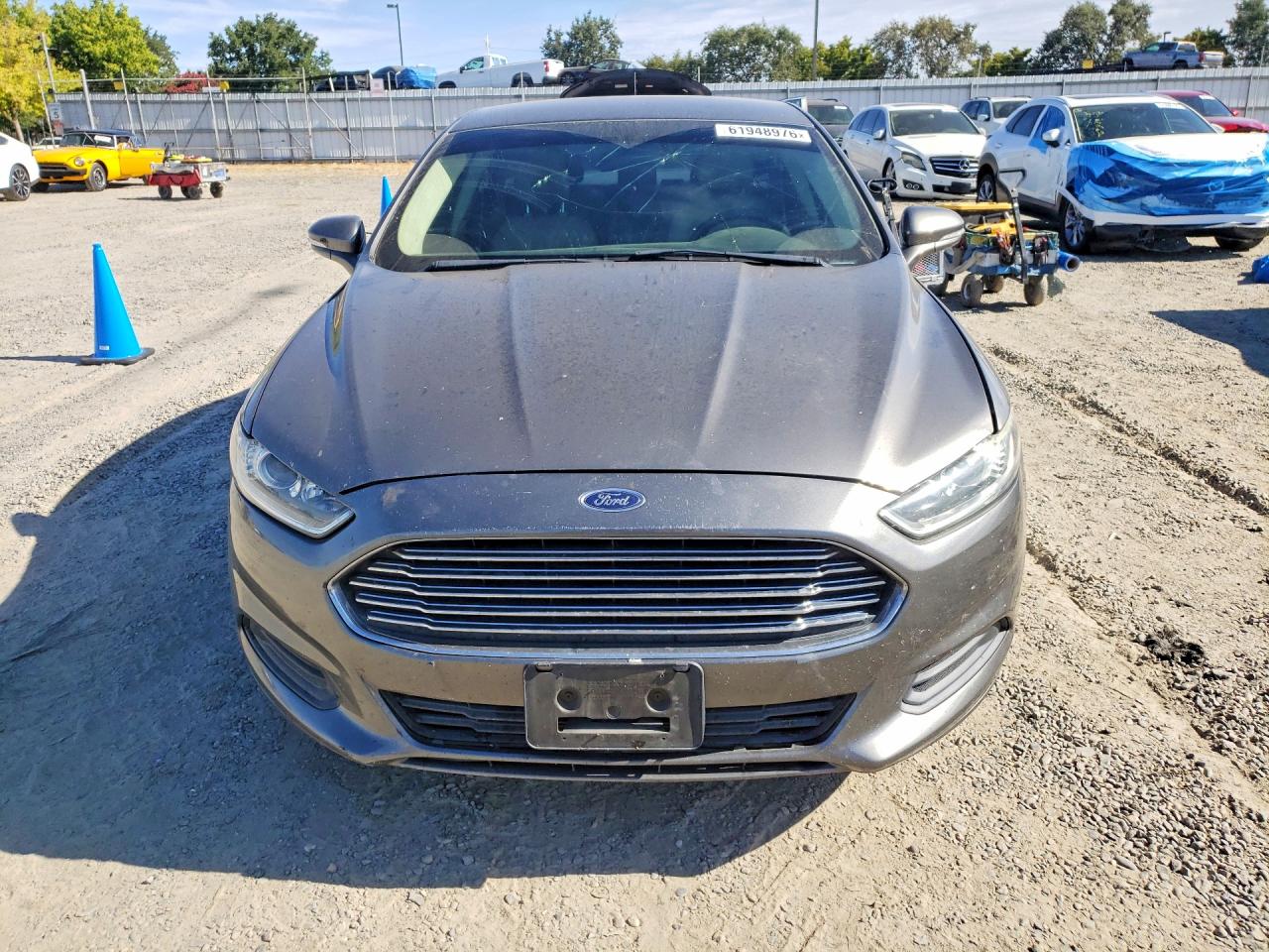 2014 Ford Fusion Se Серый vin: 3FA6P0H79ER256836