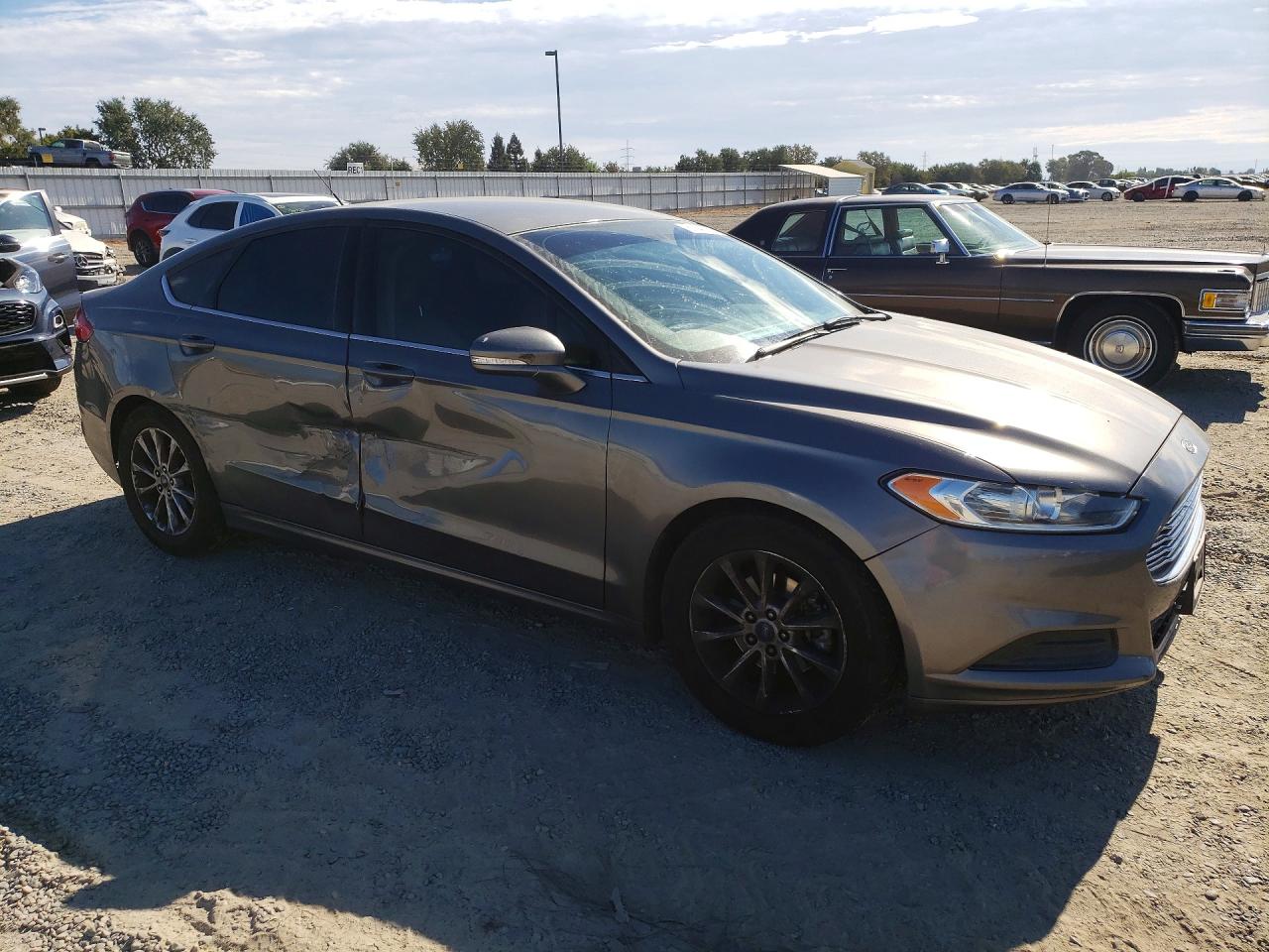 2014 Ford Fusion Se Серый vin: 3FA6P0H79ER256836