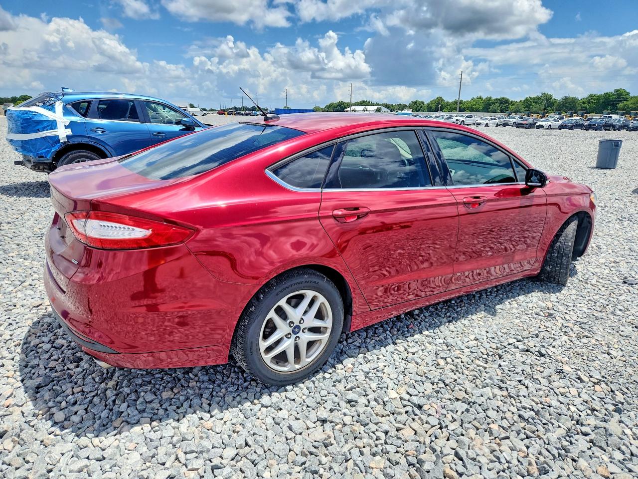 2014 Ford Fusion Se Red vin: 3FA6P0H79ER304187