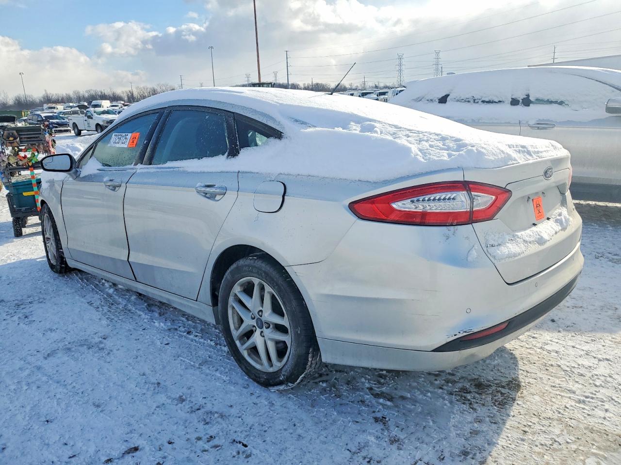 2014 Ford Fusion Se Silver vin: 3FA6P0H79ER305050