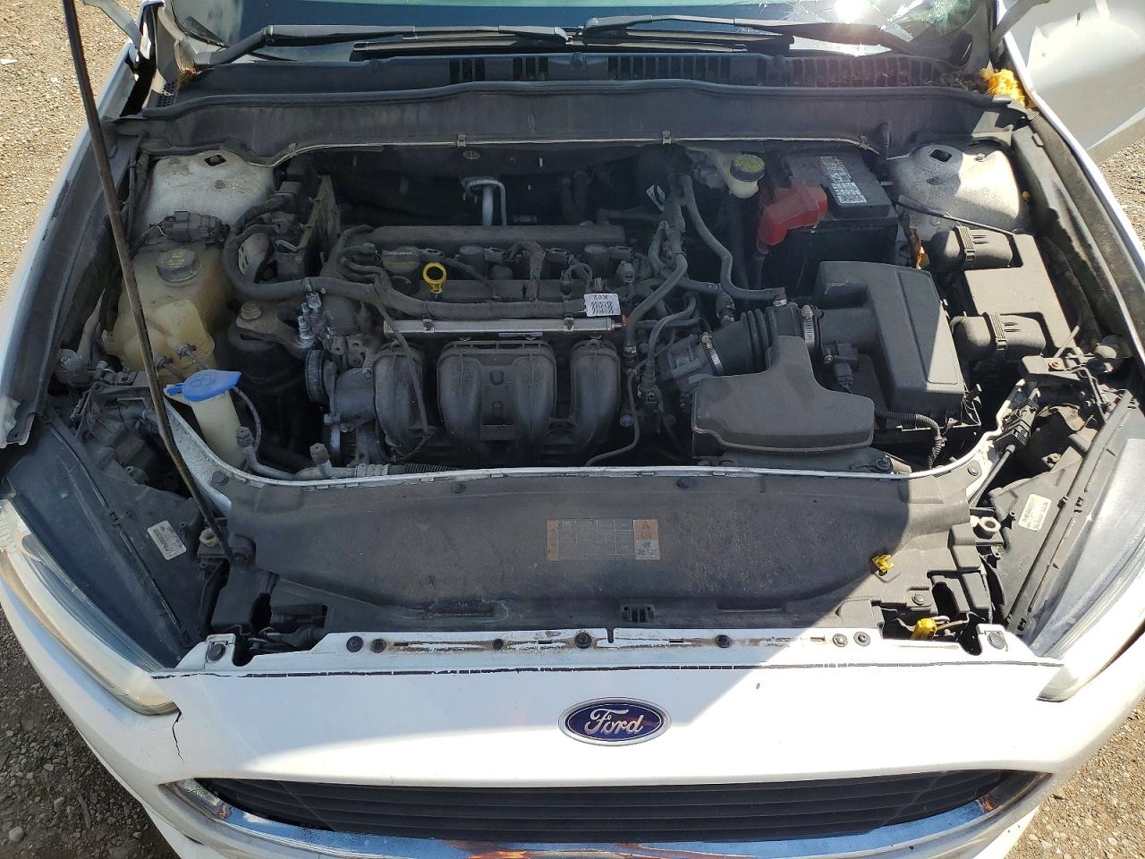2014 Ford Fusion Se White vin: 3FA6P0H79ER322799