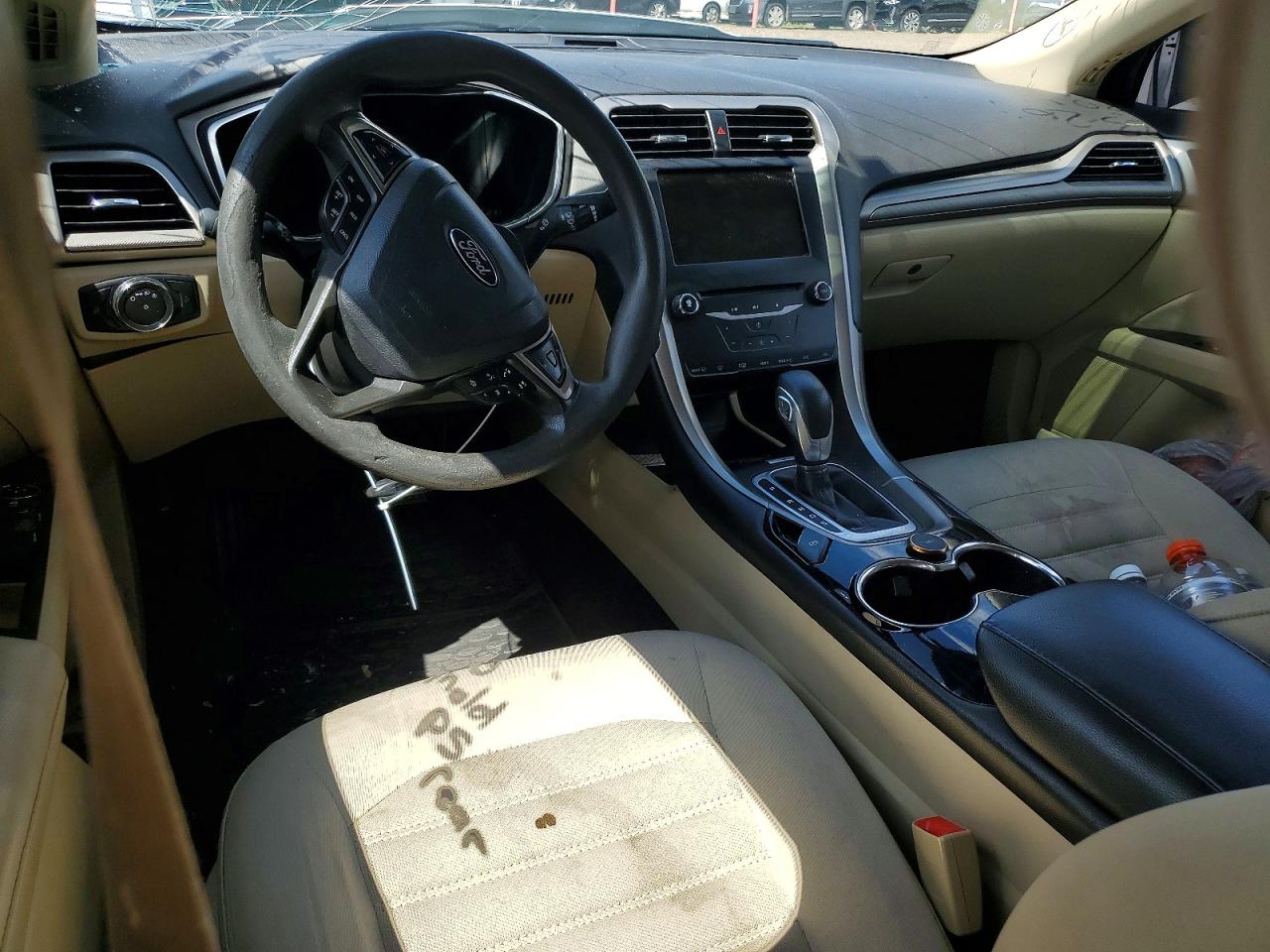 2014 Ford Fusion Se White vin: 3FA6P0H79ER322799