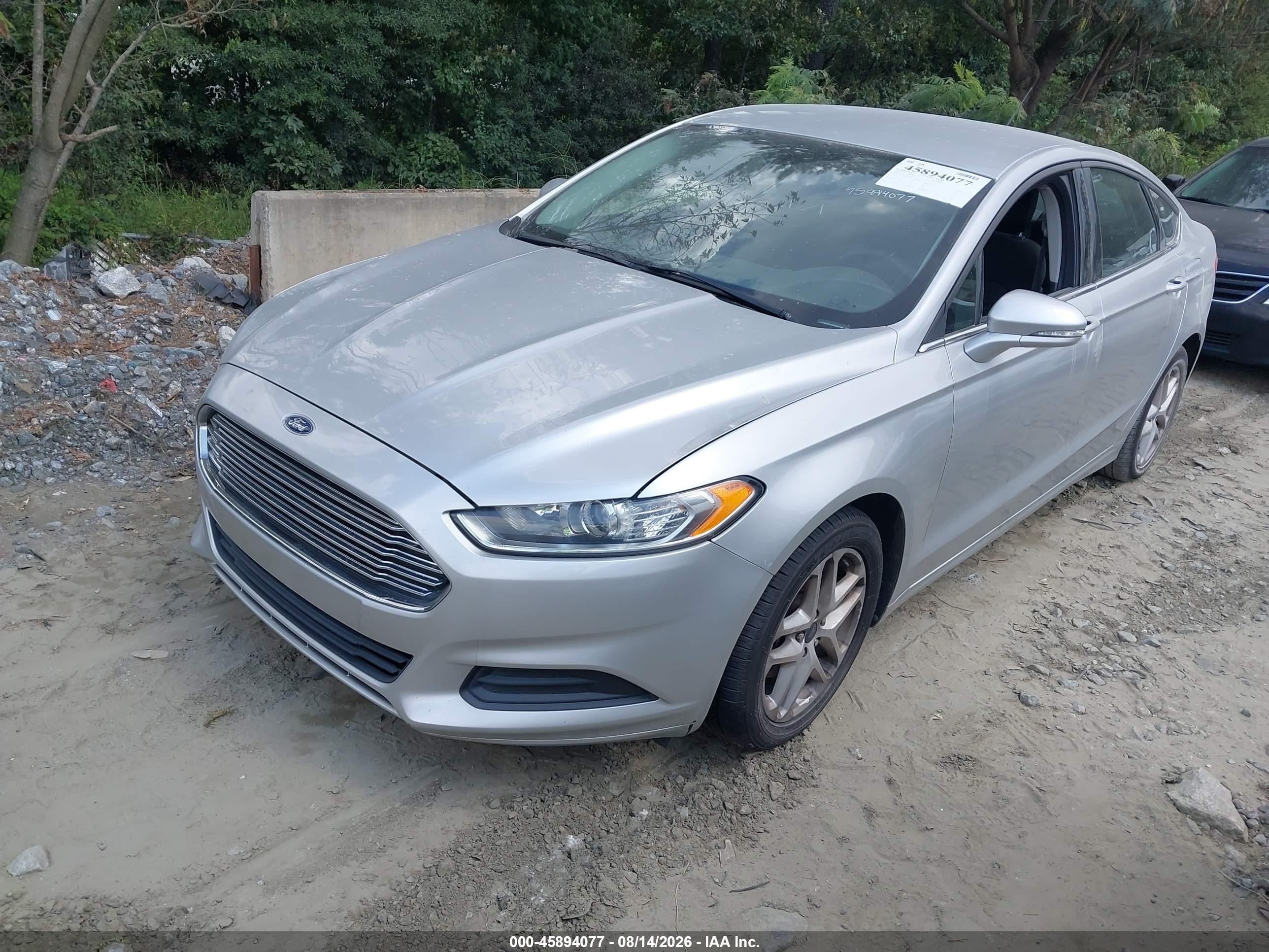 2014 Ford Fusion Se Серебряный vin: 3FA6P0H79ER326786