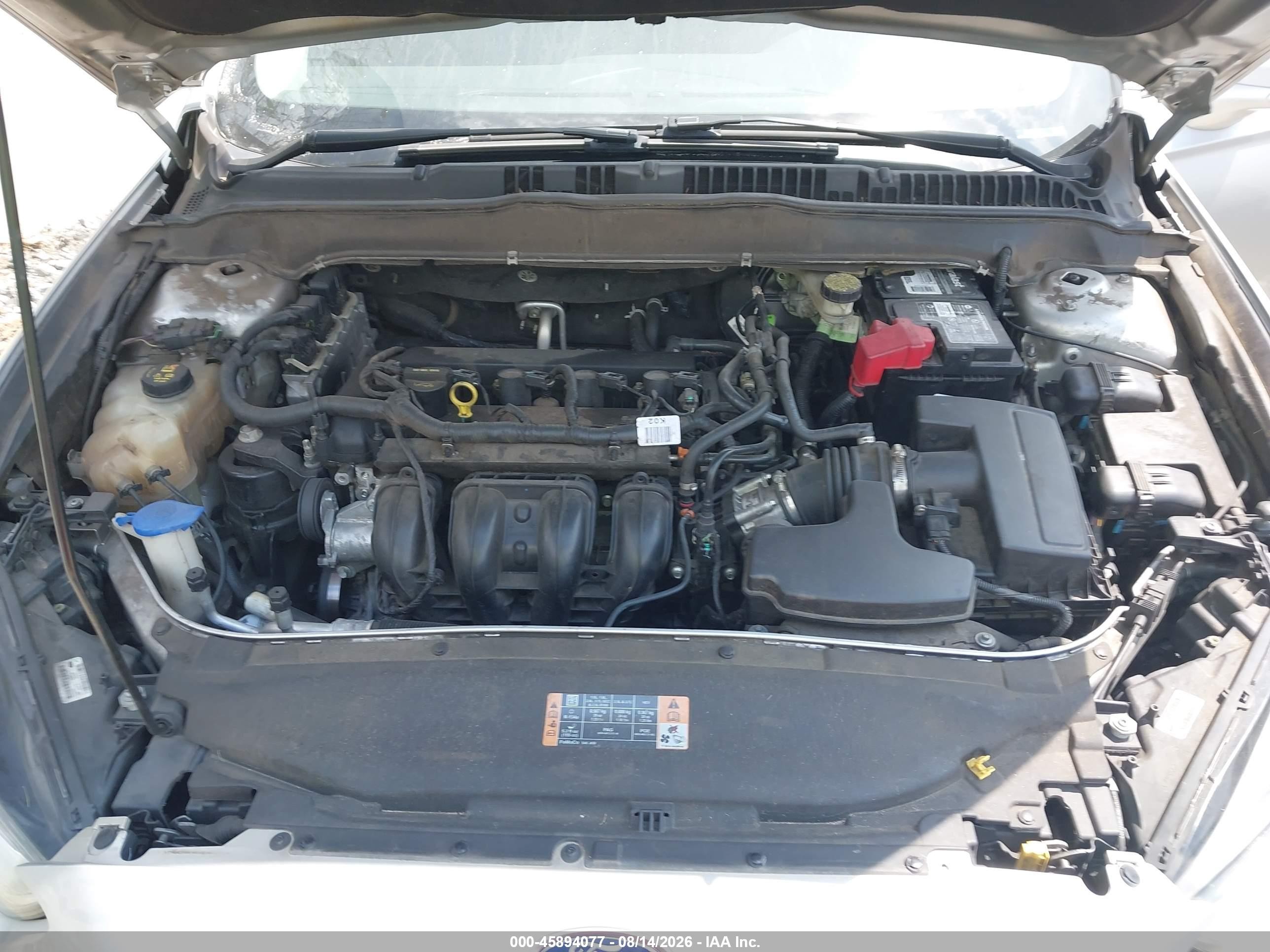 2014 Ford Fusion Se Серебряный vin: 3FA6P0H79ER326786