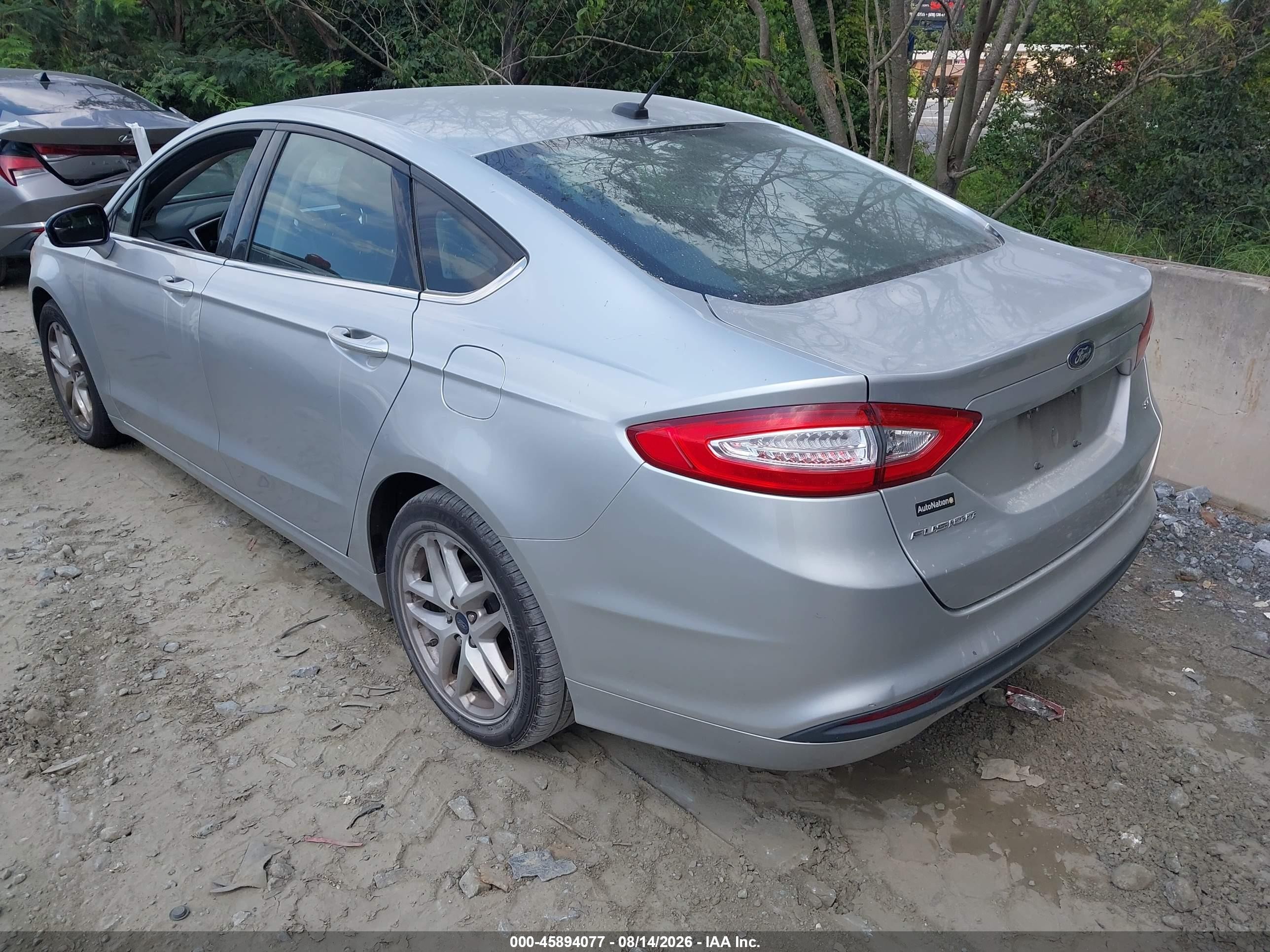 2014 Ford Fusion Se Серебряный vin: 3FA6P0H79ER326786