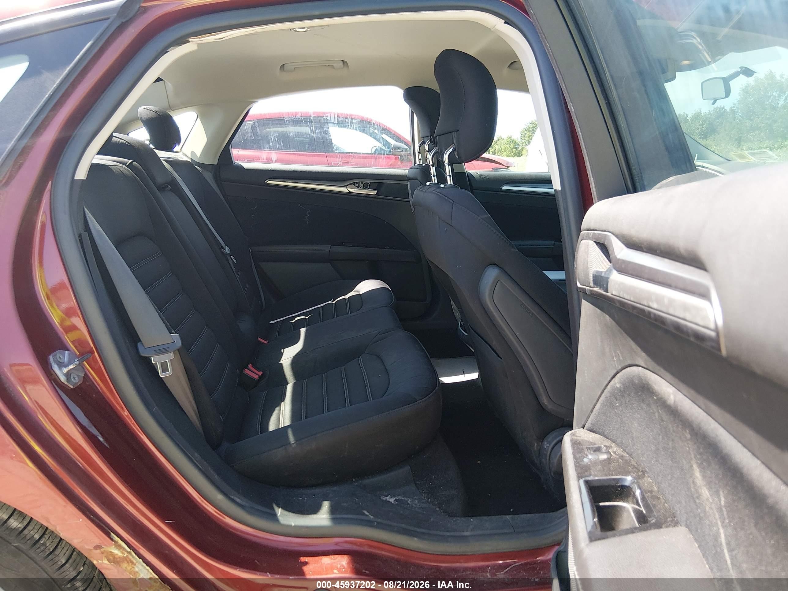 2014 Ford Fusion Se Red vin: 3FA6P0H79ER351901