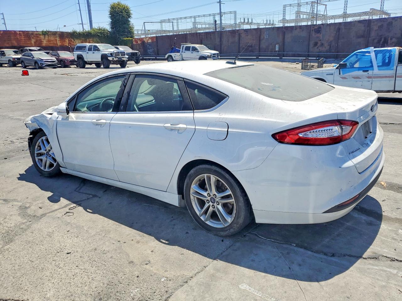2014 Ford Fusion Se White vin: 3FA6P0H79ER356337