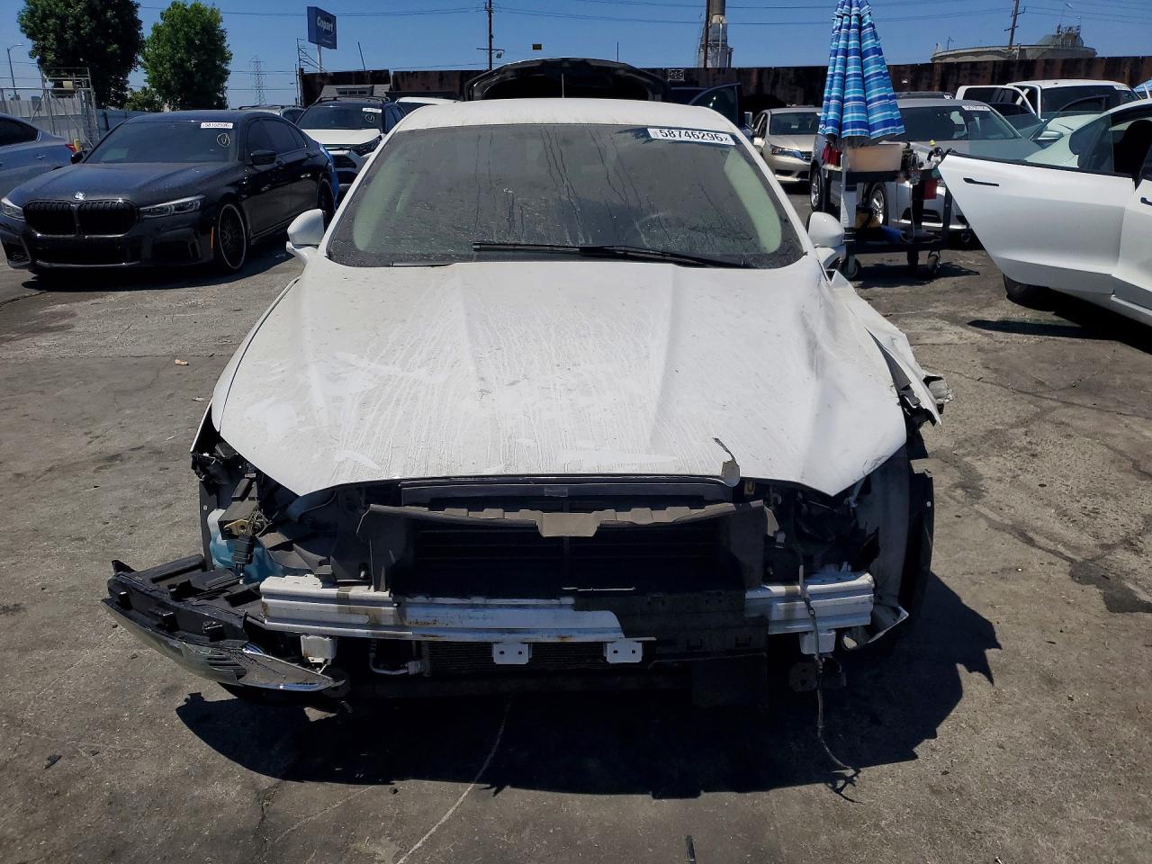 2014 Ford Fusion Se White vin: 3FA6P0H79ER356337