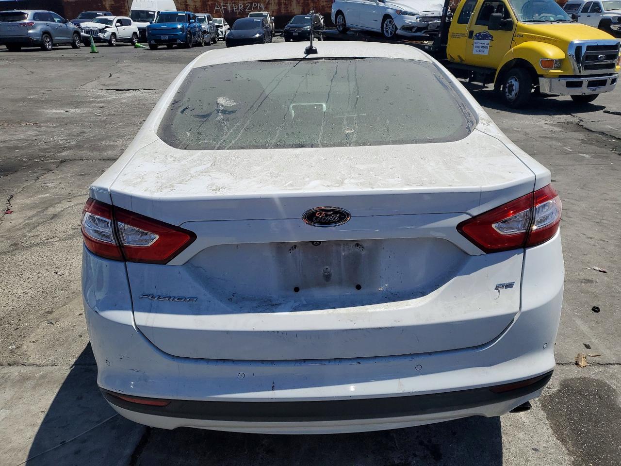 2014 Ford Fusion Se White vin: 3FA6P0H79ER356337