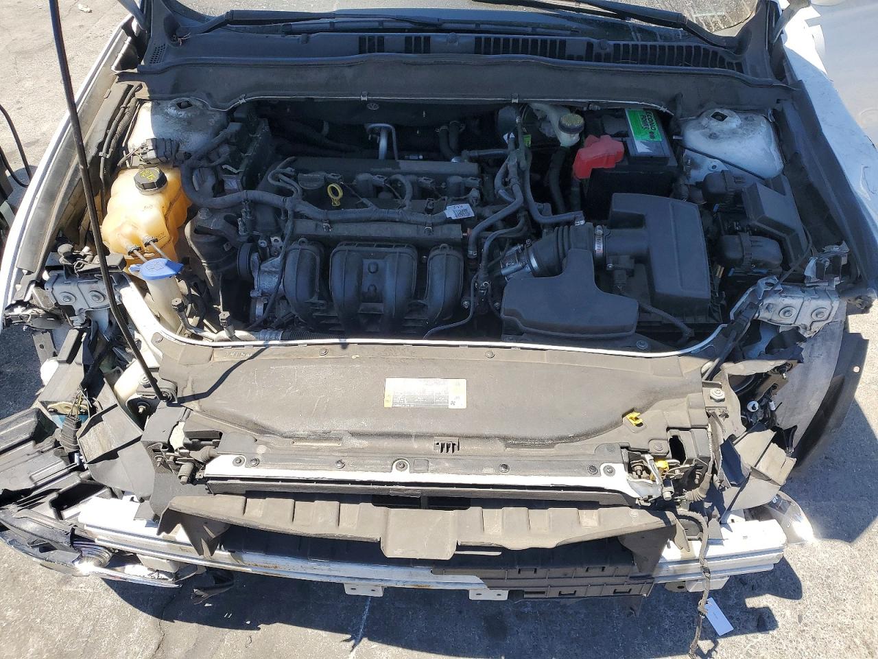 2014 Ford Fusion Se White vin: 3FA6P0H79ER356337