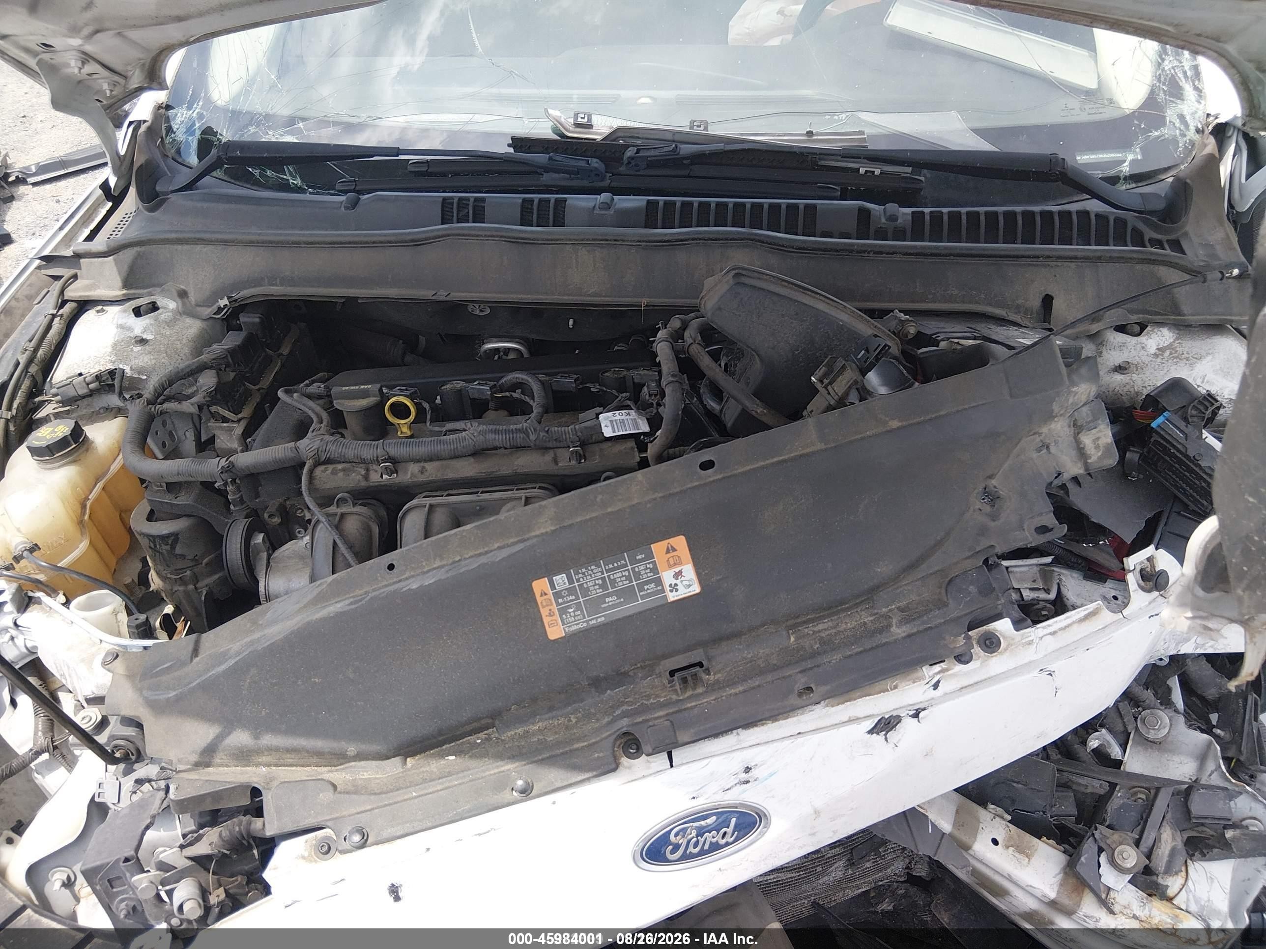 2014 Ford Fusion Se White vin: 3FA6P0H79ER358203