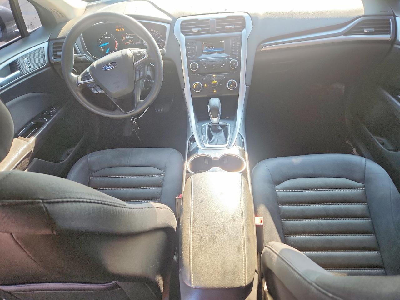 2014 Ford Fusion Se Gray vin: 3FA6P0H79ER386616