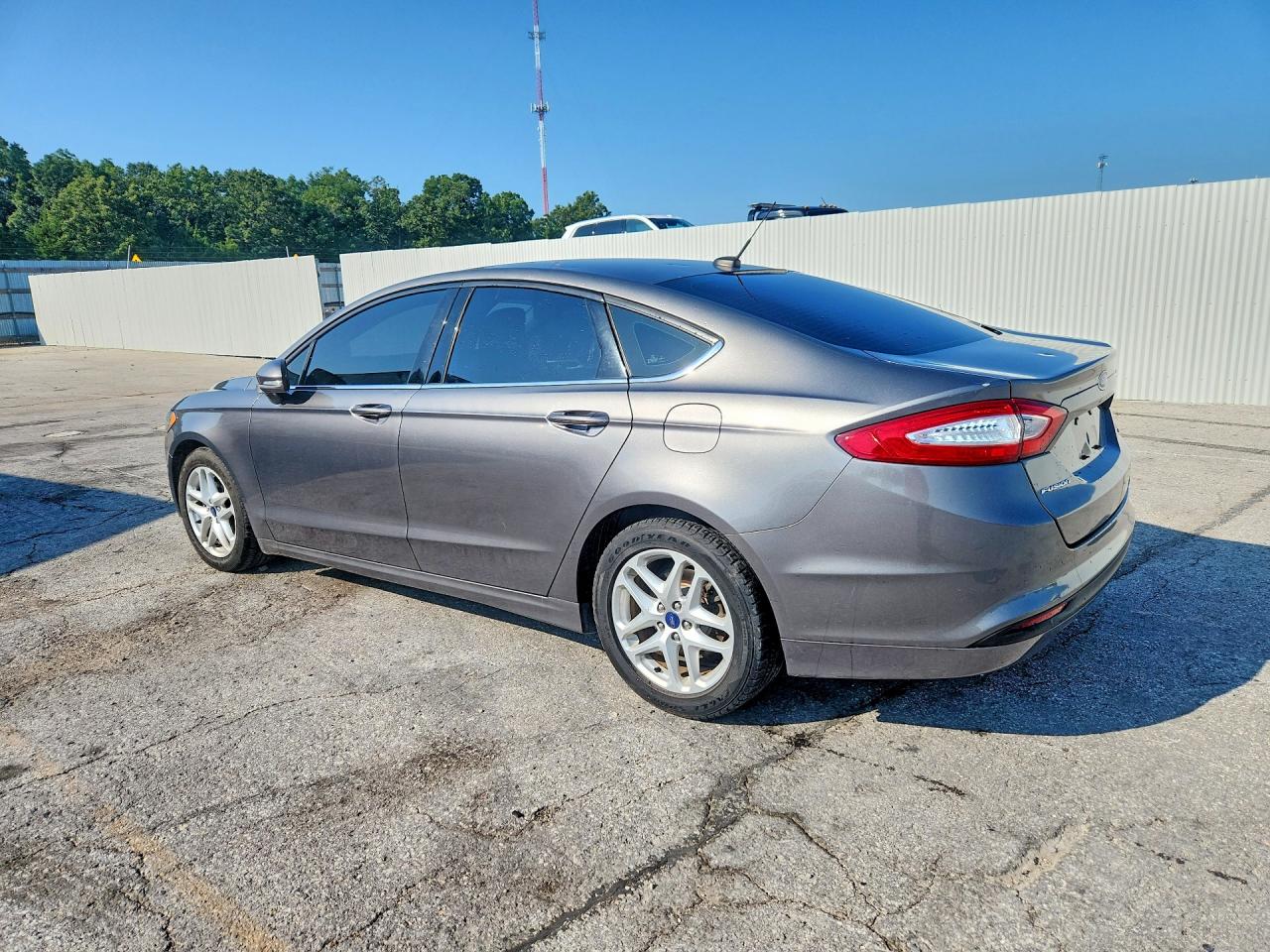 2014 Ford Fusion Se Gray vin: 3FA6P0H79ER386616