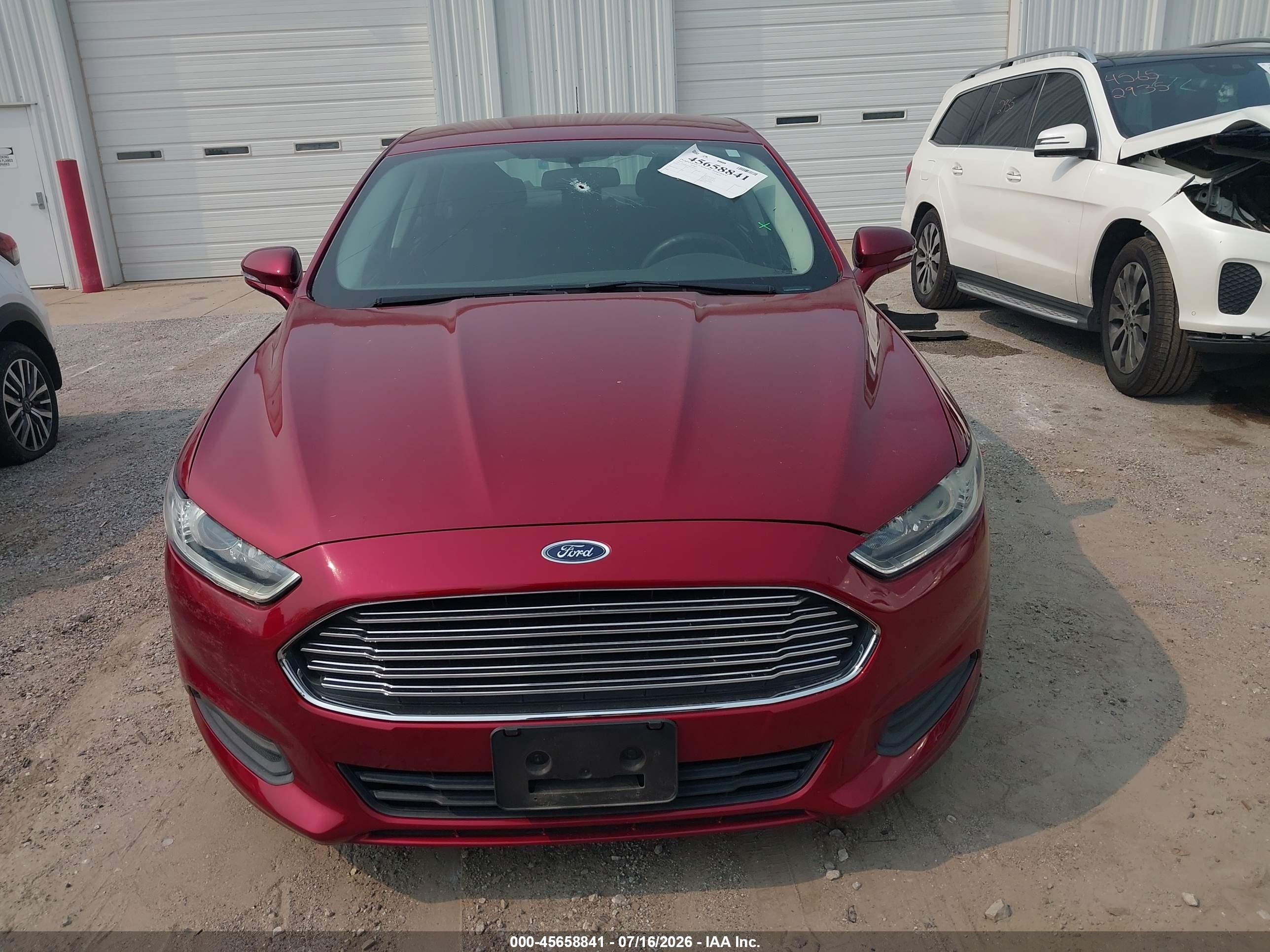 2014 Ford Fusion Se Red vin: 3FA6P0H79ER387667