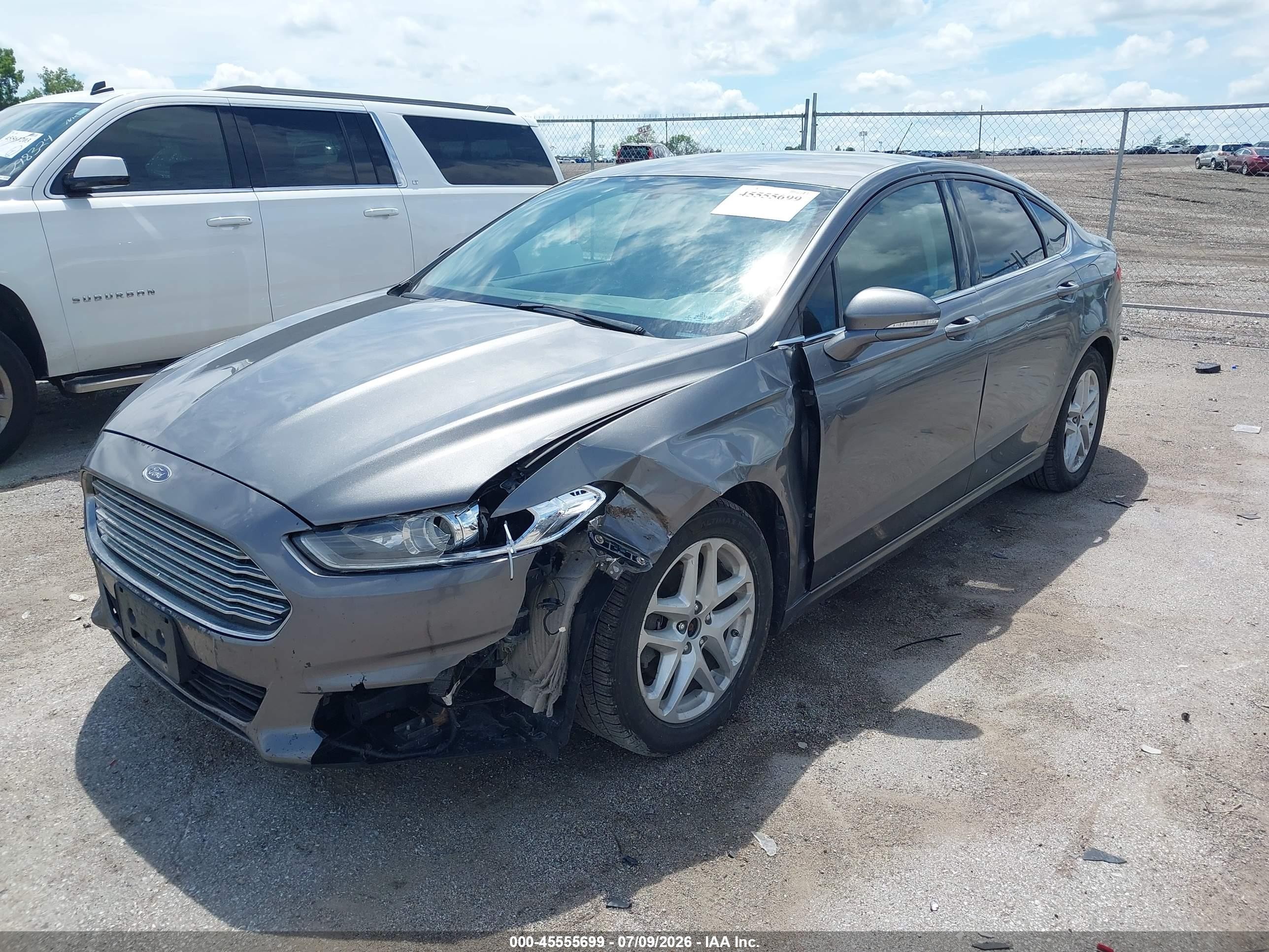 2014 Ford Fusion Se Серый vin: 3FA6P0H79ER389080