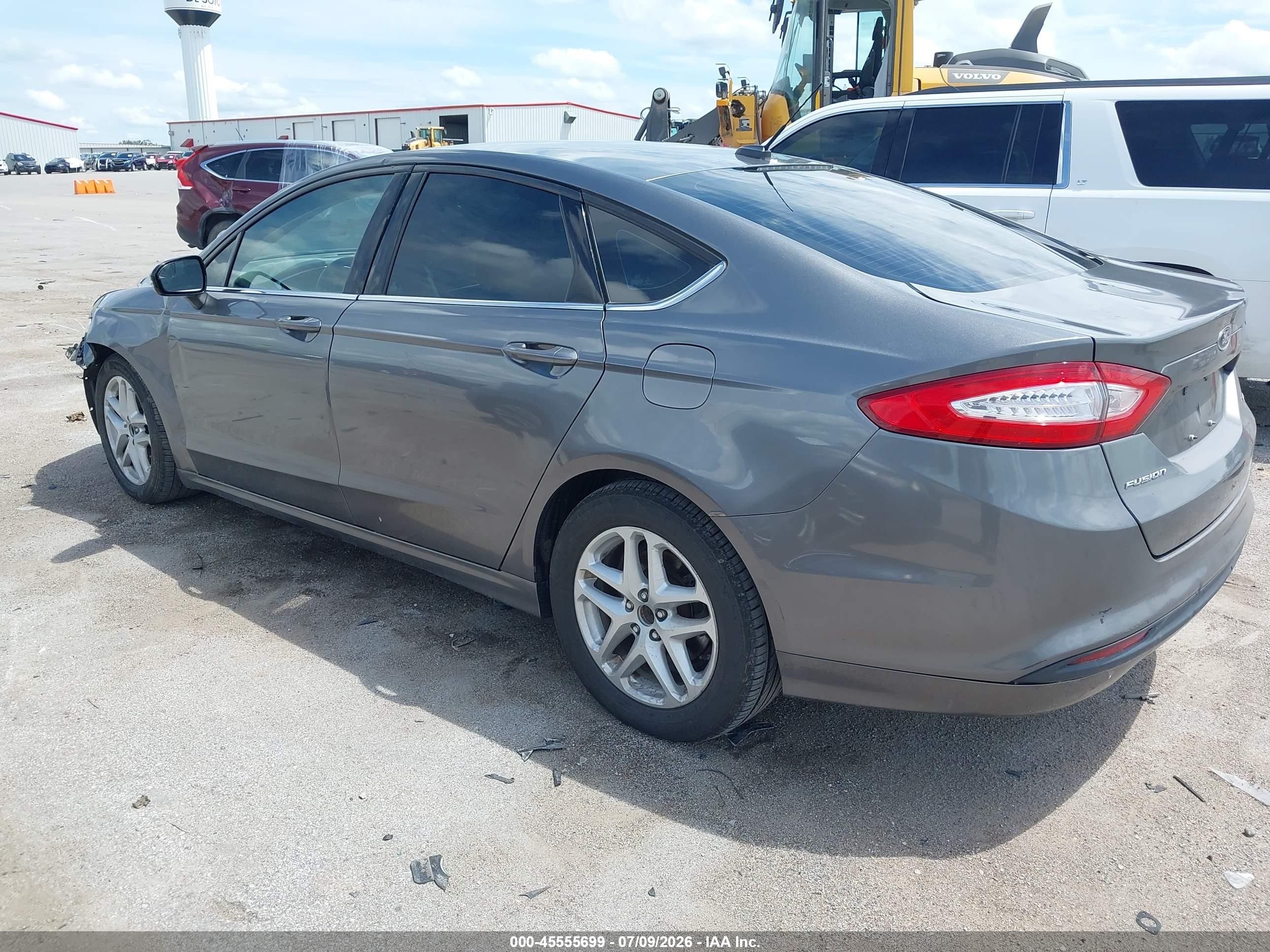 2014 Ford Fusion Se Серый vin: 3FA6P0H79ER389080