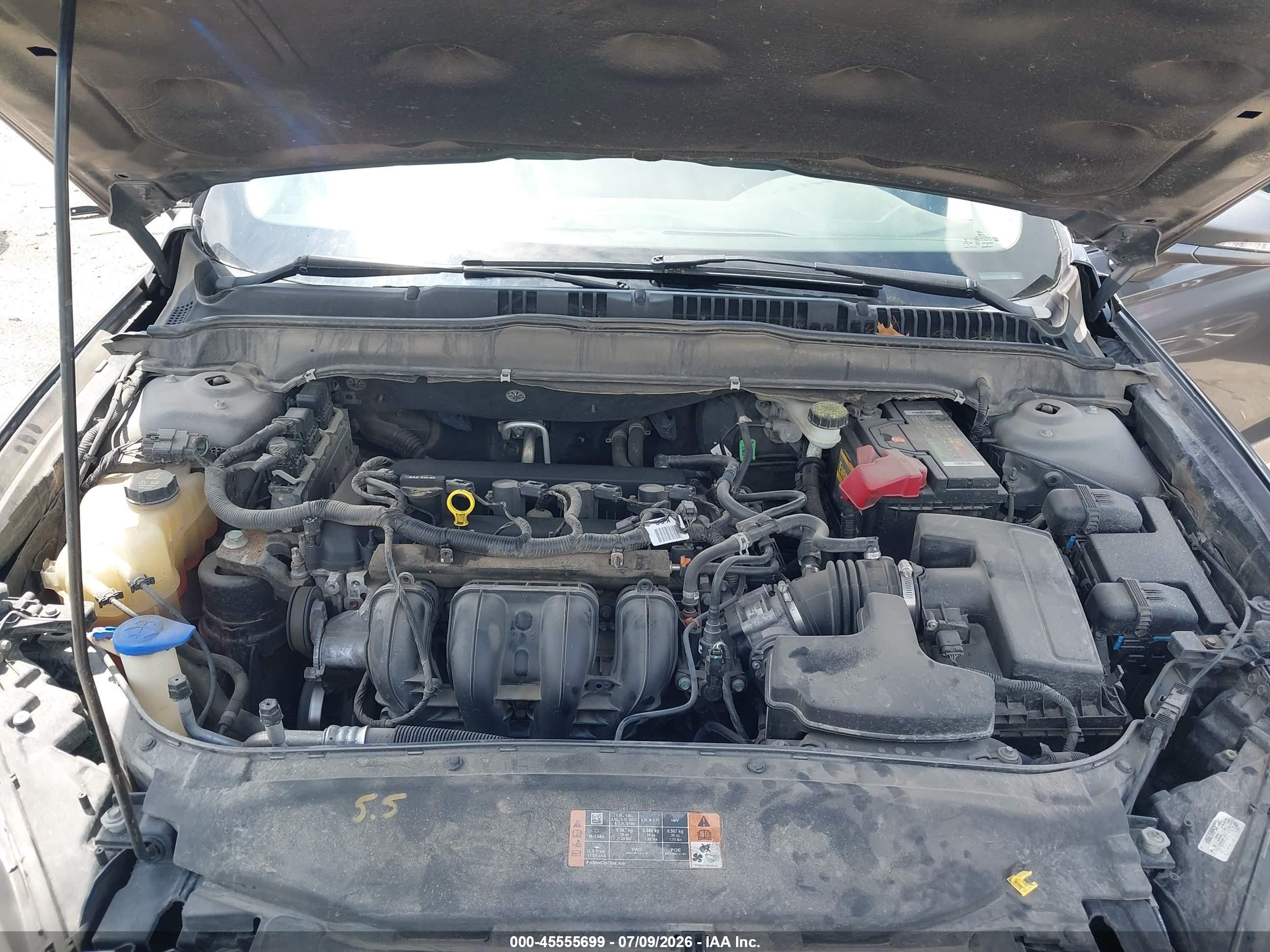 2014 Ford Fusion Se Серый vin: 3FA6P0H79ER389080