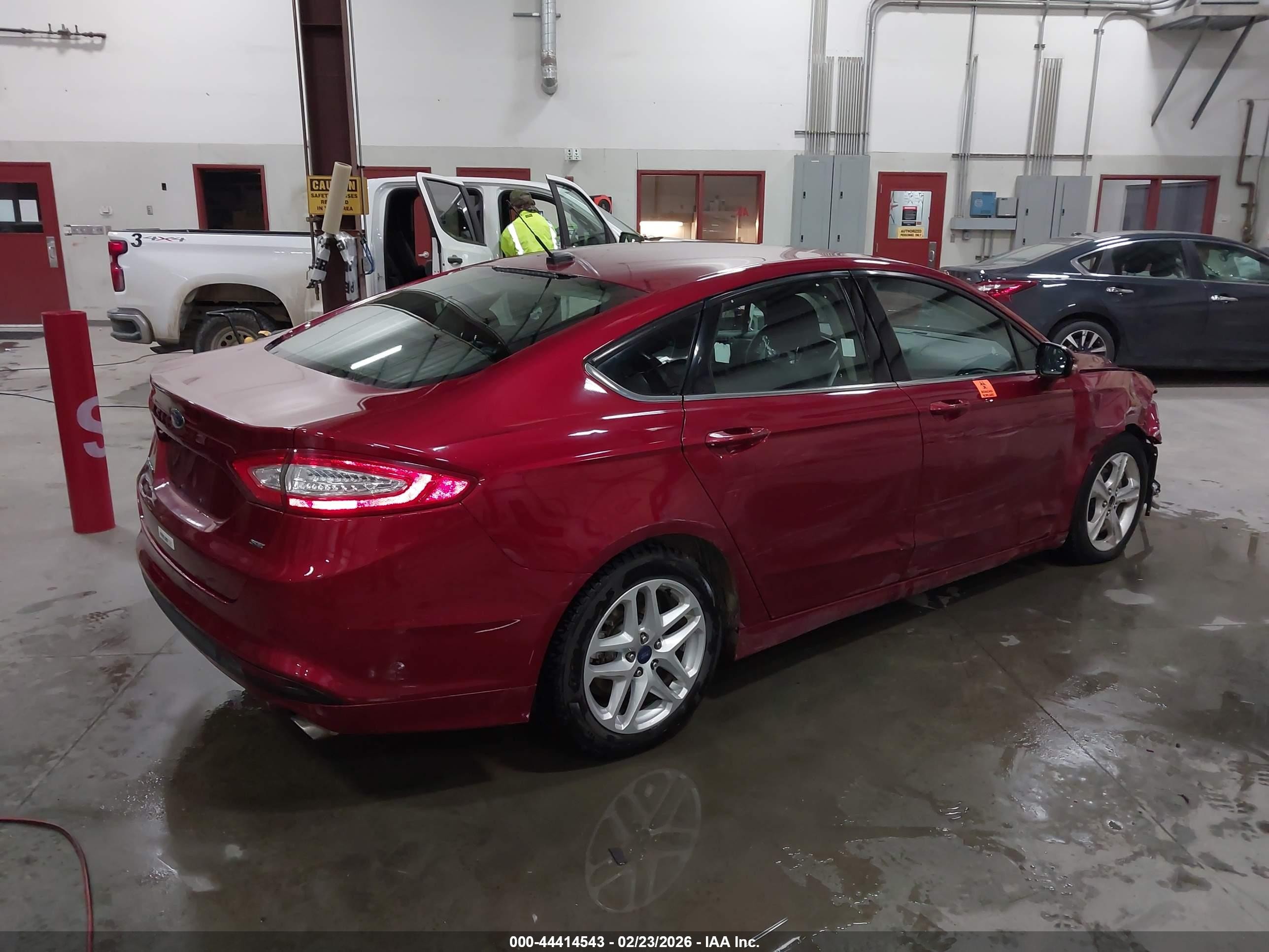 2014 Ford Fusion Se Maroon vin: 3FA6P0H79ER393713