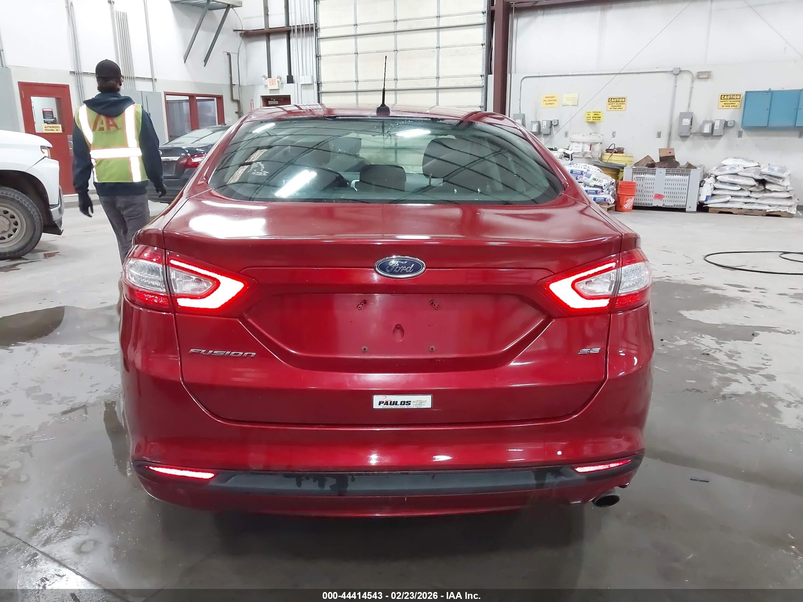2014 Ford Fusion Se Maroon vin: 3FA6P0H79ER393713