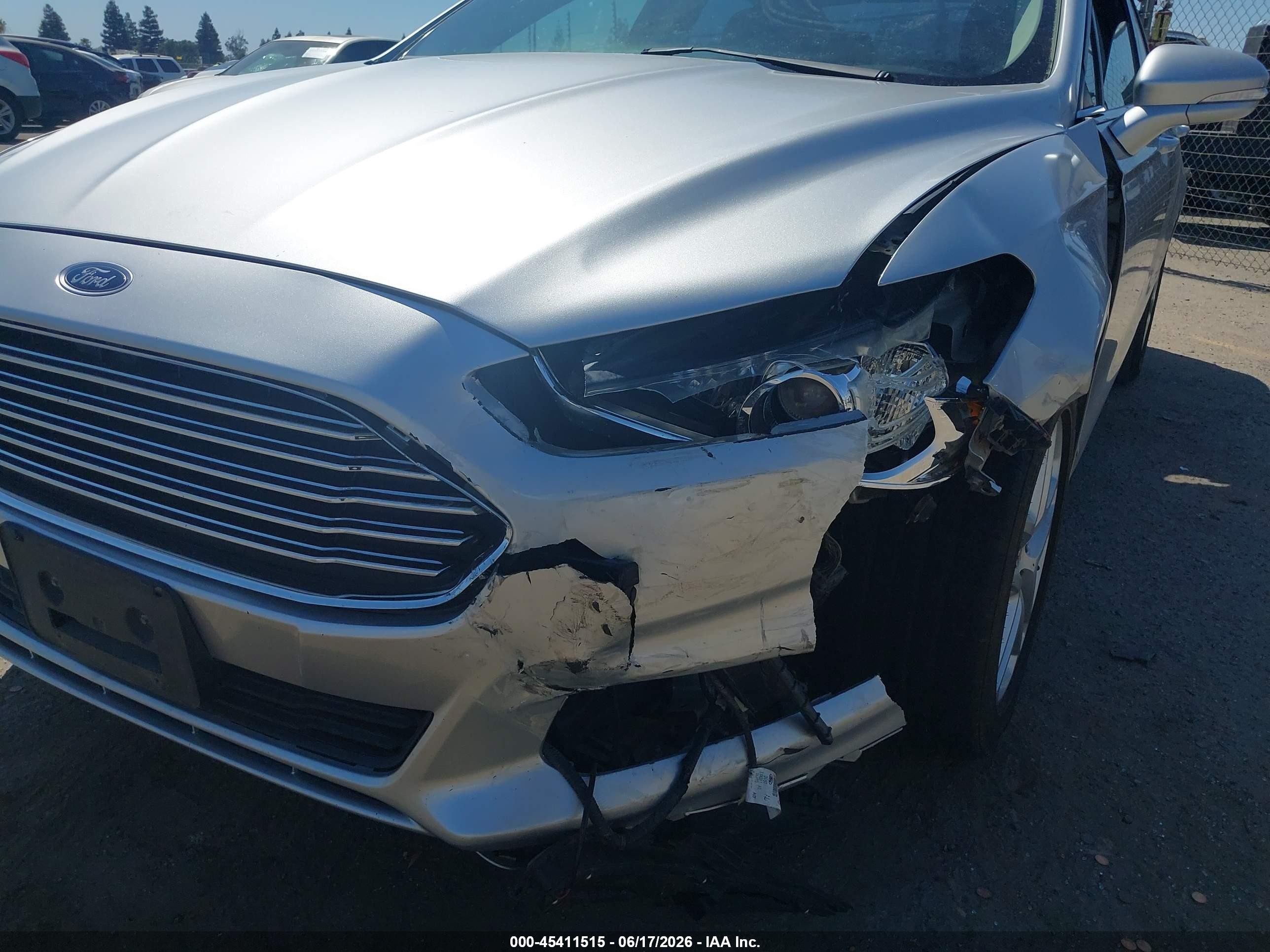 2015 Ford Fusion Se Gray vin: 3FA6P0H79FR105870