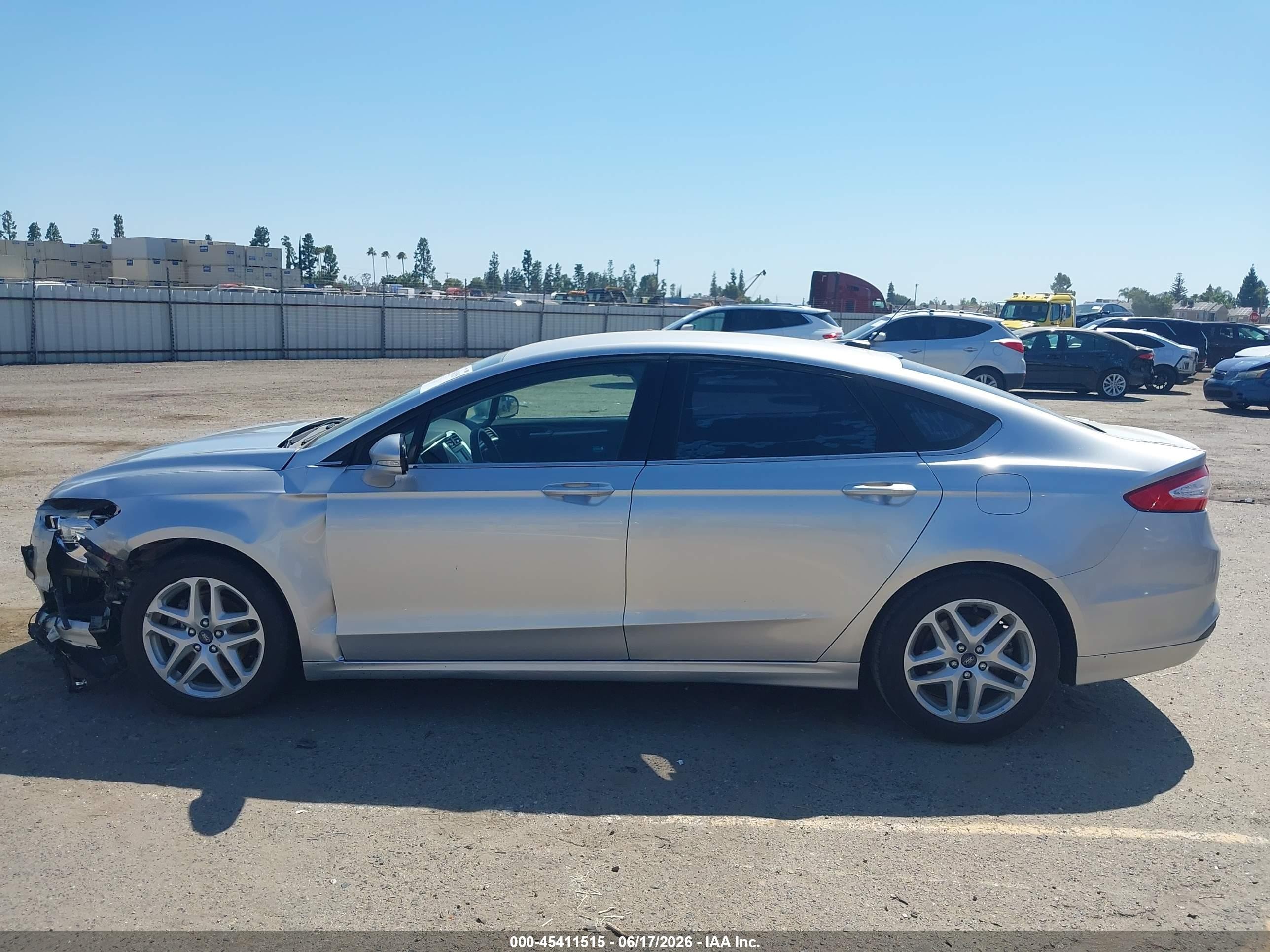 2015 Ford Fusion Se Gray vin: 3FA6P0H79FR105870