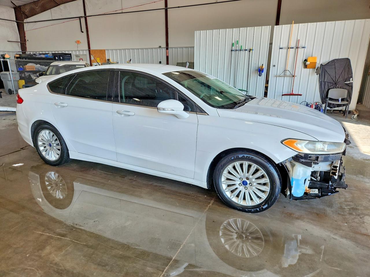 2015 Ford Fusion Se White vin: 3FA6P0H79FR126136