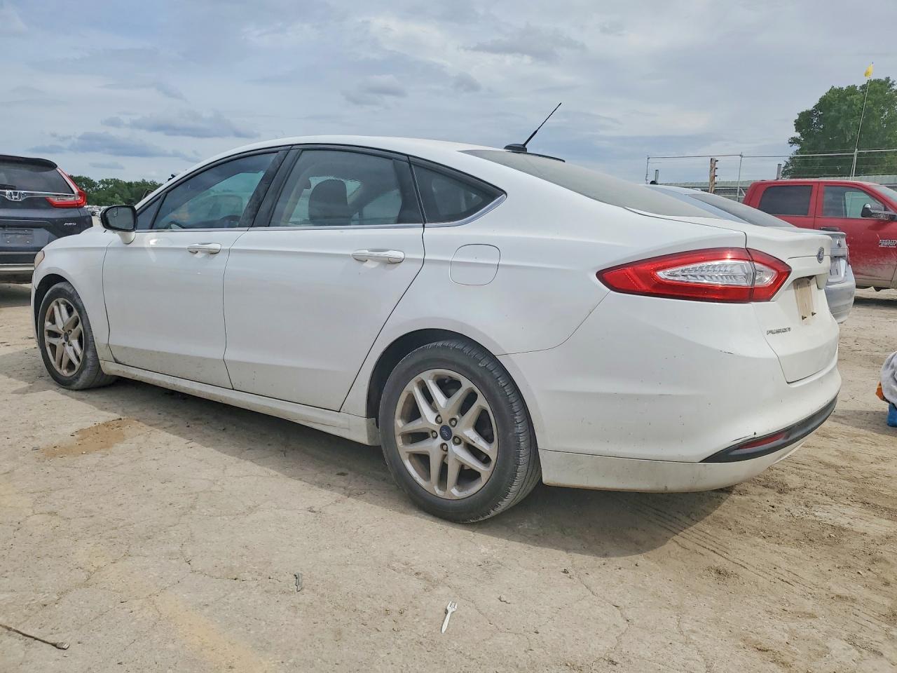 2015 Ford Fusion Se White vin: 3FA6P0H79FR136875