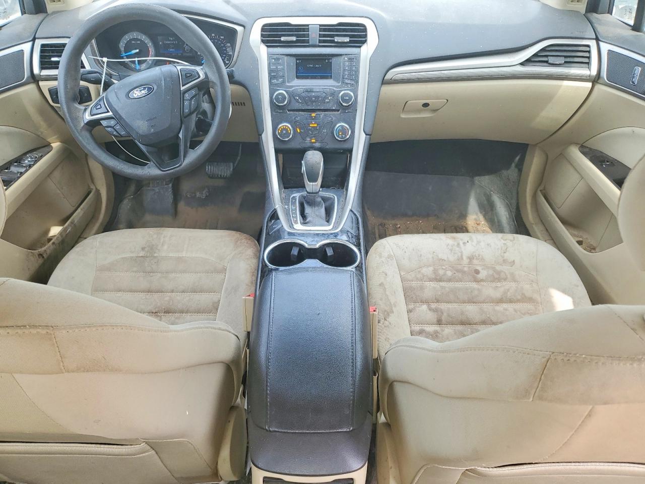 2015 Ford Fusion Se White vin: 3FA6P0H79FR136875