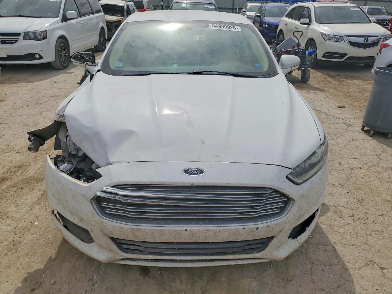 2015 Ford Fusion Se White vin: 3FA6P0H79FR136875