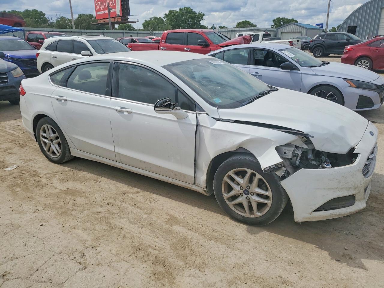 2015 Ford Fusion Se White vin: 3FA6P0H79FR136875