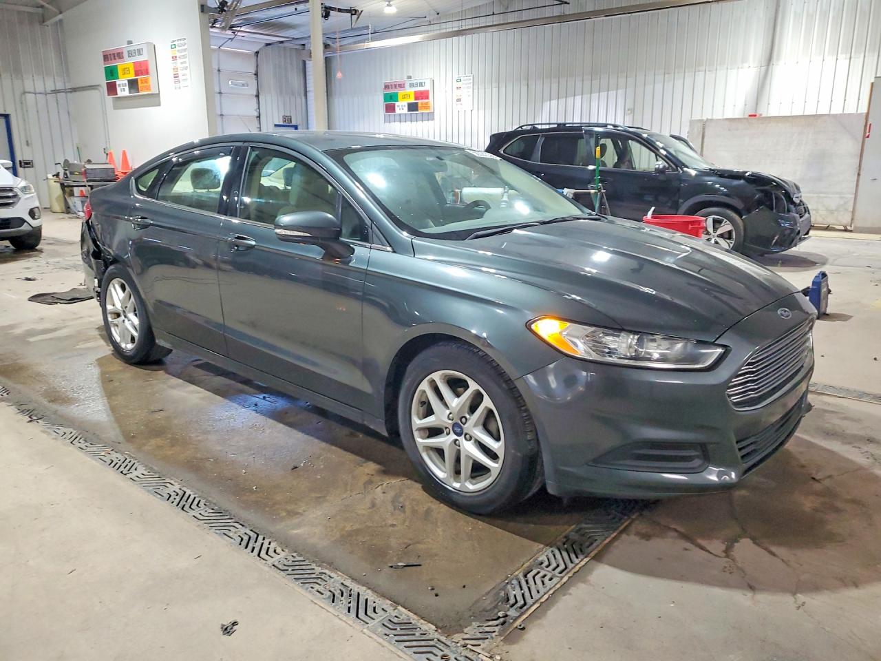 2015 Ford Fusion Se Gray vin: 3FA6P0H79FR154082