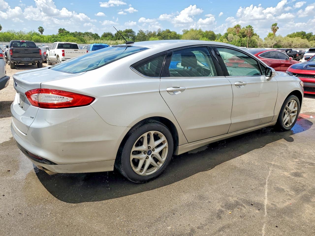 2015 Ford Fusion Se Silver vin: 3FA6P0H79FR170850
