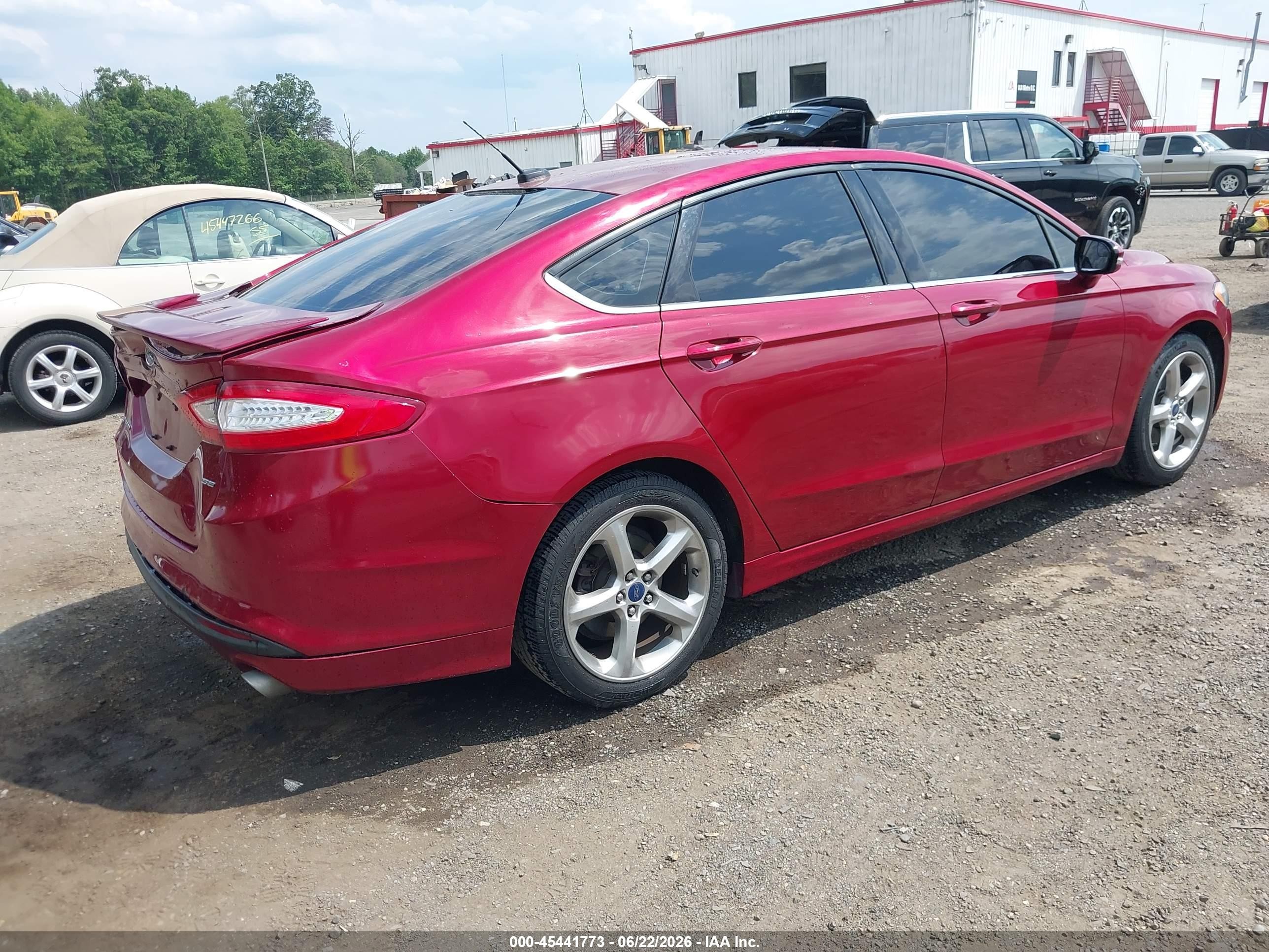 2015 Ford Fusion Se Burgundy vin: 3FA6P0H79FR205192