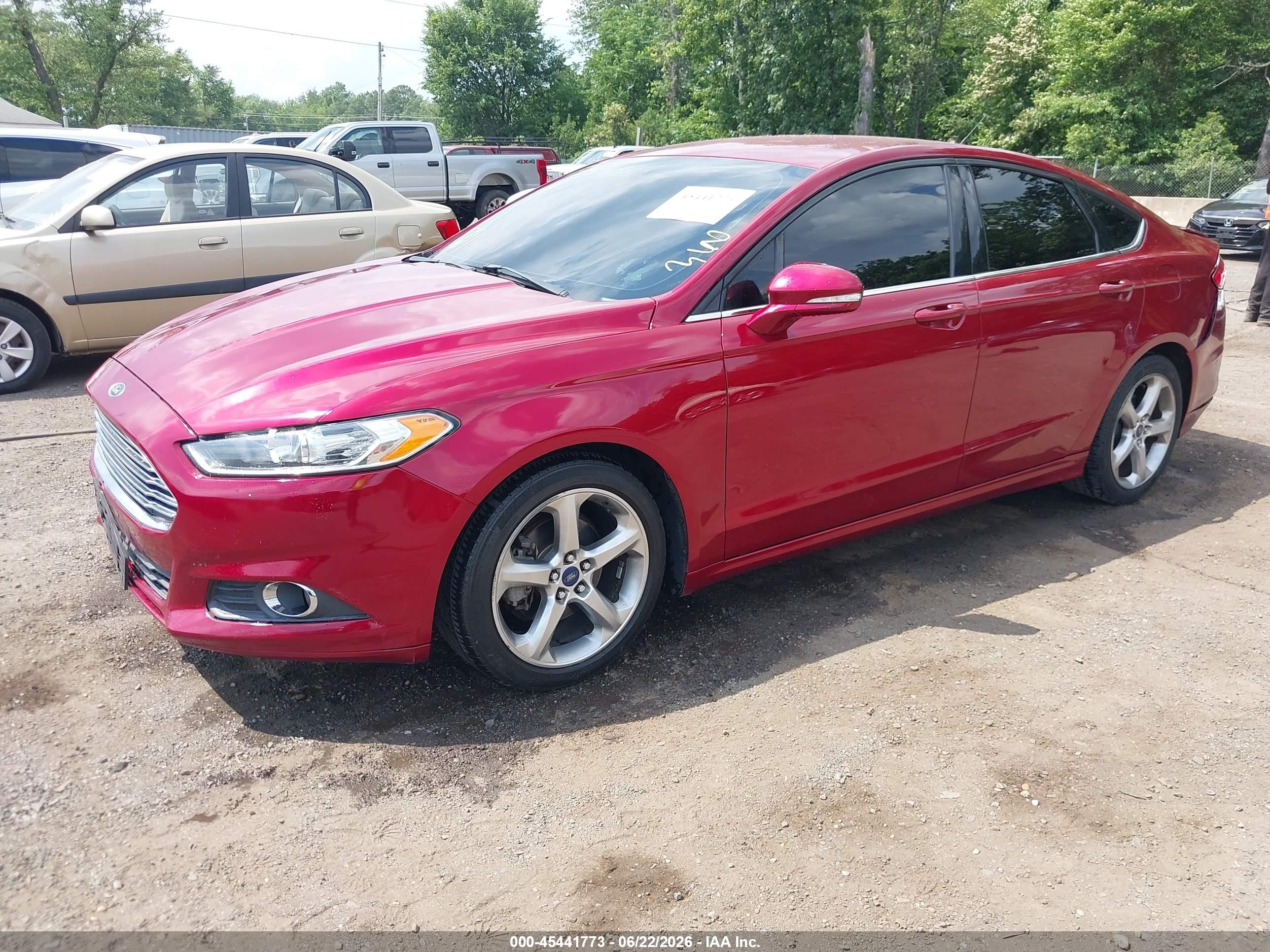 2015 Ford Fusion Se Burgundy vin: 3FA6P0H79FR205192