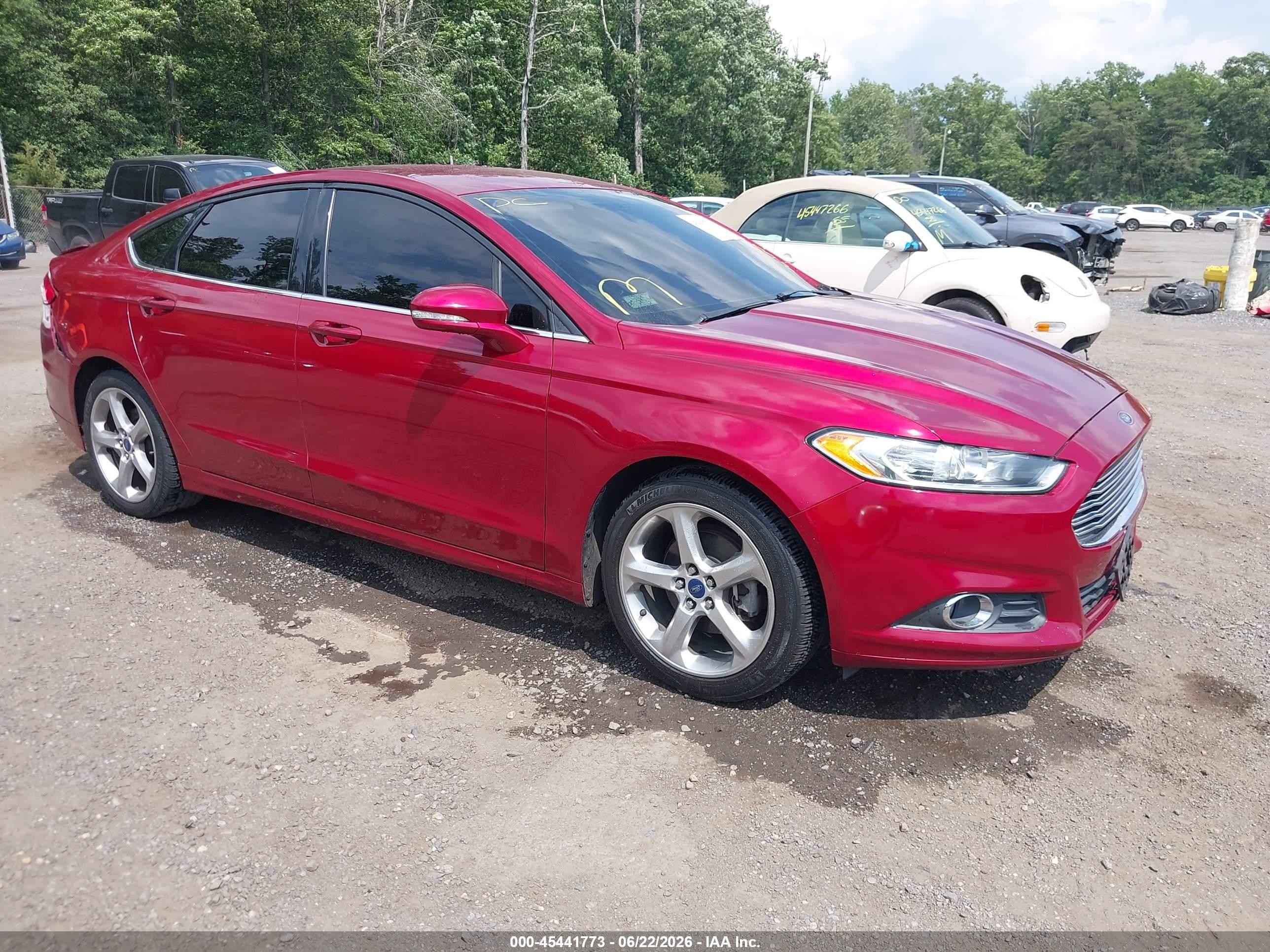 2015 Ford Fusion Se Burgundy vin: 3FA6P0H79FR205192