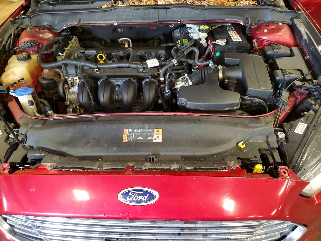 2015 Ford Fusion Se Burgundy vin: 3FA6P0H79FR213051