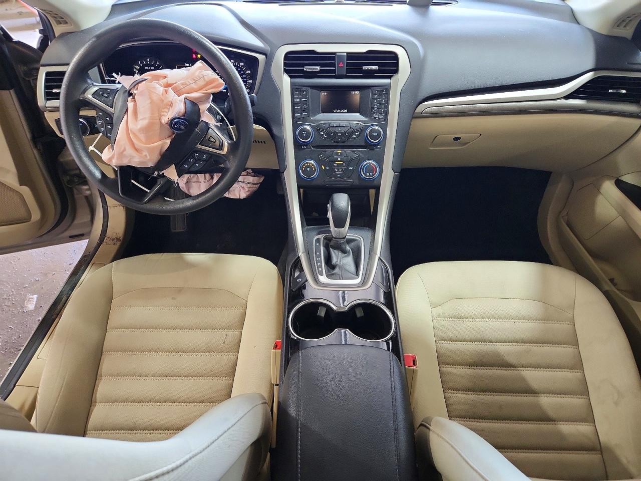 2015 Ford Fusion Se Tan vin: 3FA6P0H79FR228083