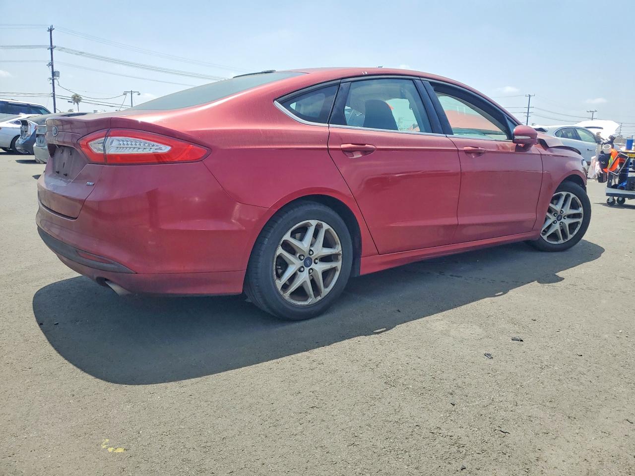 2015 Ford Fusion Se Red vin: 3FA6P0H79FR239729