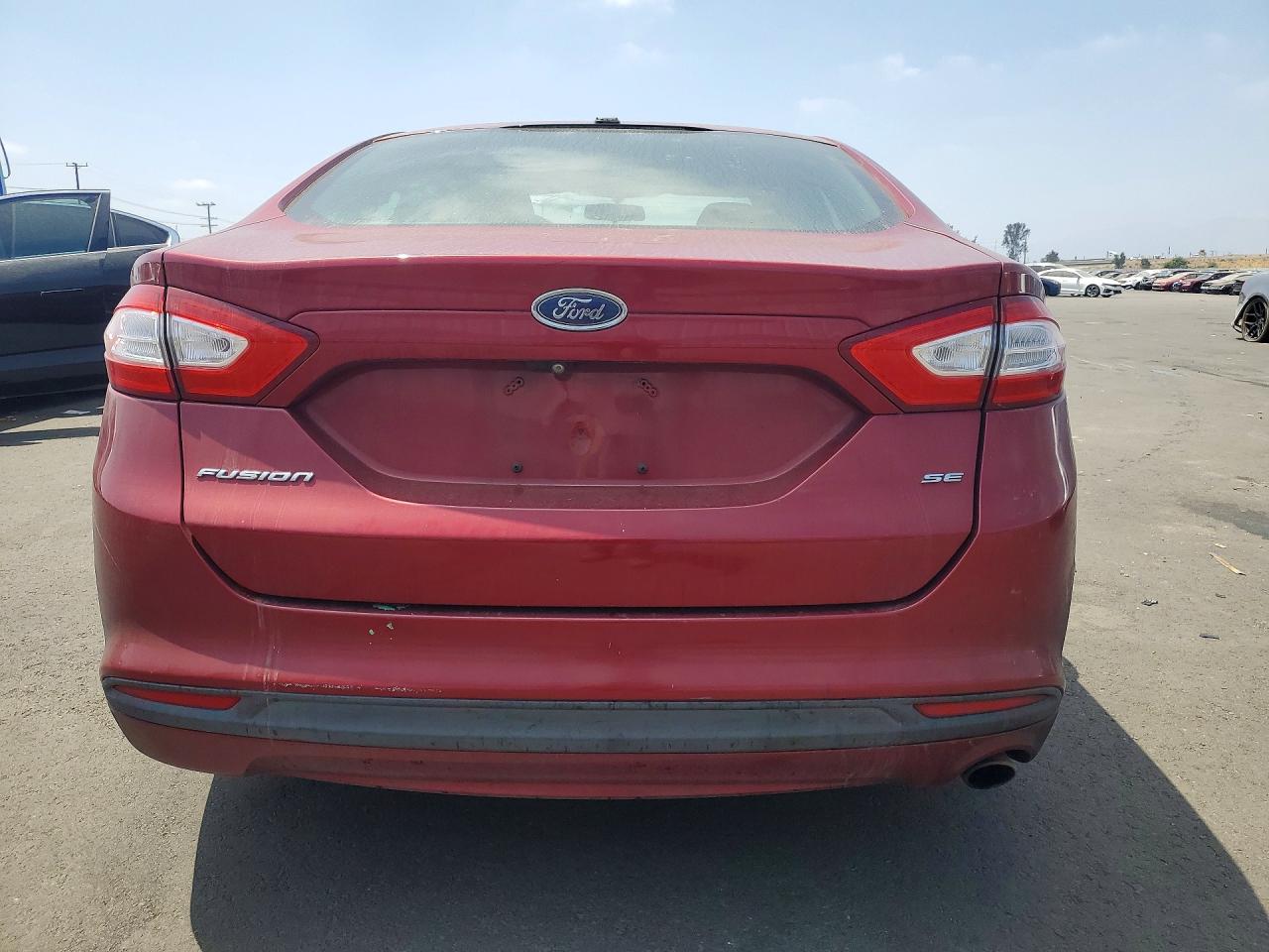 2015 Ford Fusion Se Red vin: 3FA6P0H79FR239729