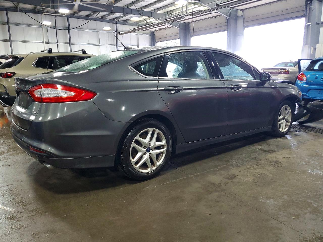 2015 Ford Fusion Se Серый vin: 3FA6P0H79FR280202