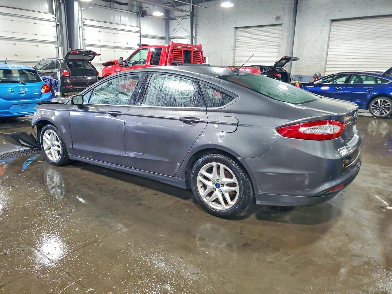 2015 Ford Fusion Se Серый vin: 3FA6P0H79FR280202