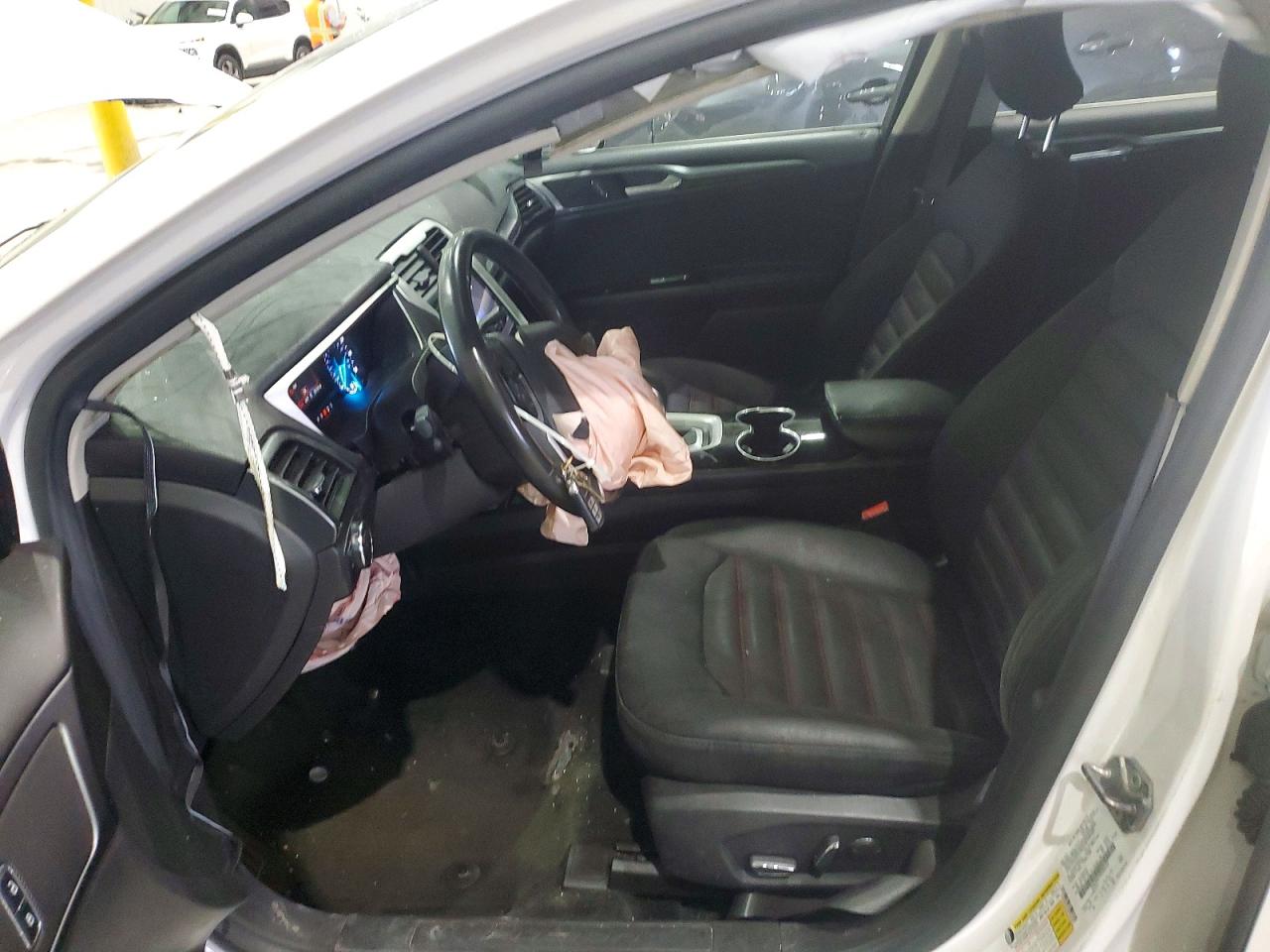 2015 Ford Fusion Se White vin: 3FA6P0H79FR302537