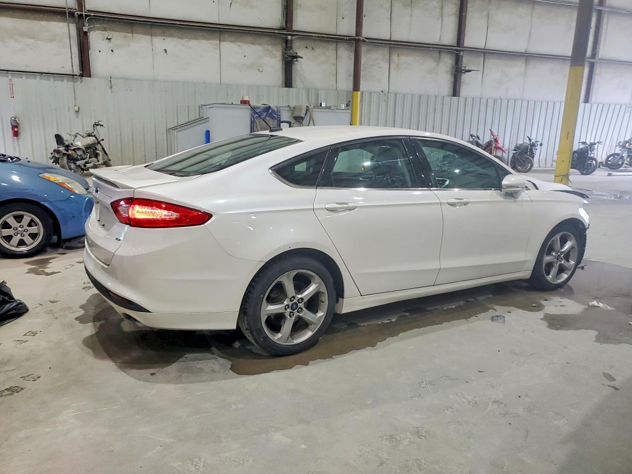 2015 Ford Fusion Se White vin: 3FA6P0H79FR302537