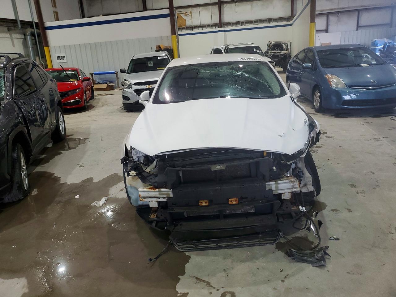 2015 Ford Fusion Se White vin: 3FA6P0H79FR302537
