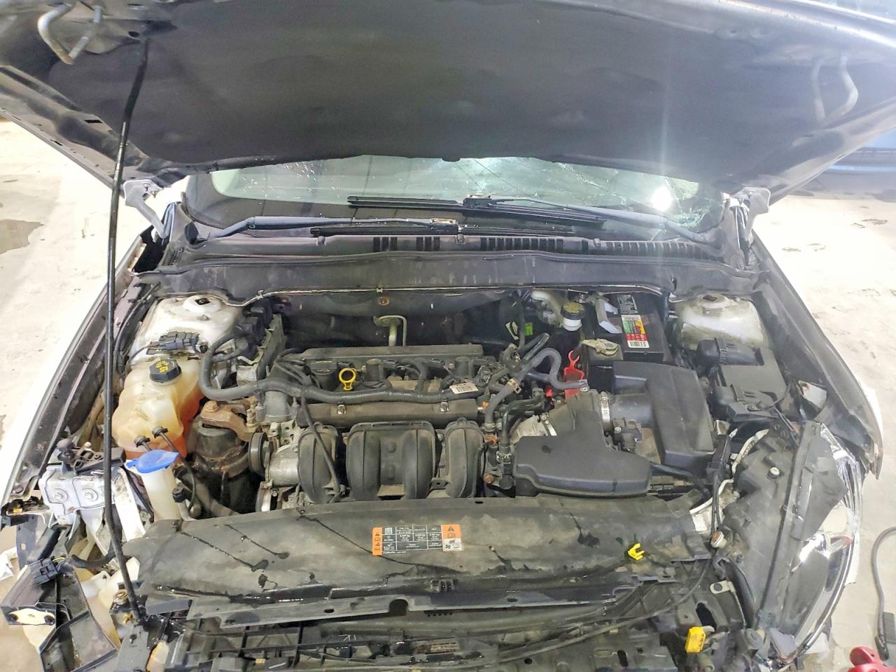 2015 Ford Fusion Se White vin: 3FA6P0H79FR302537