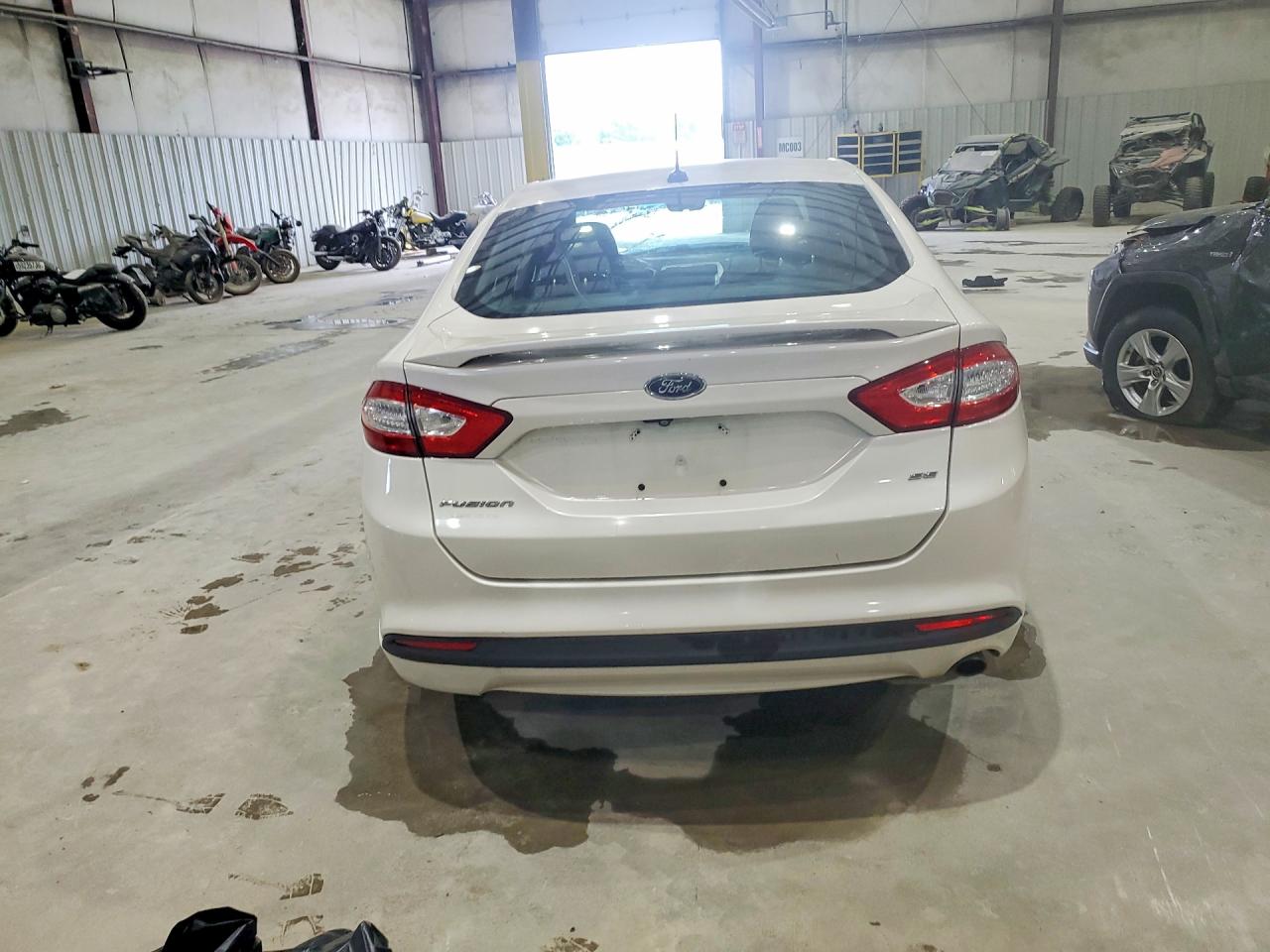 2015 Ford Fusion Se White vin: 3FA6P0H79FR302537