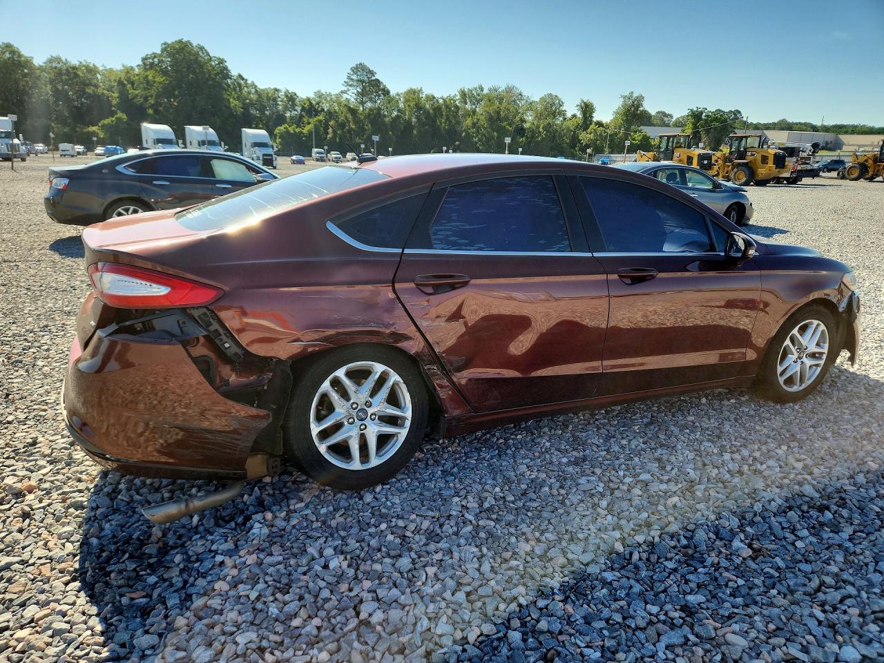 2016 Ford Fusion Se Brown vin: 3FA6P0H79GR260923