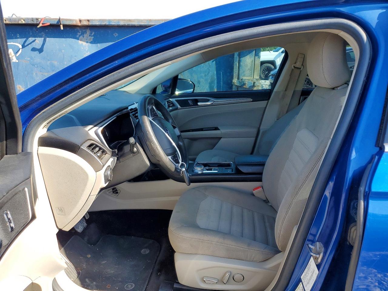 2017 Ford Fusion Se Blue vin: 3FA6P0H79HR237188