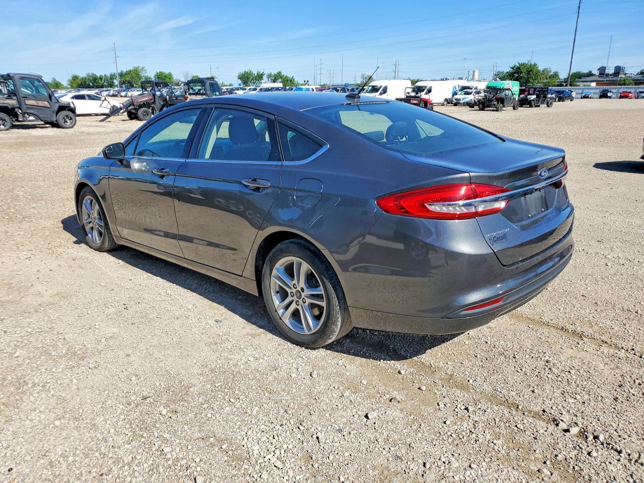 2018 Ford Fusion Se Blue vin: 3FA6P0H79JR140658